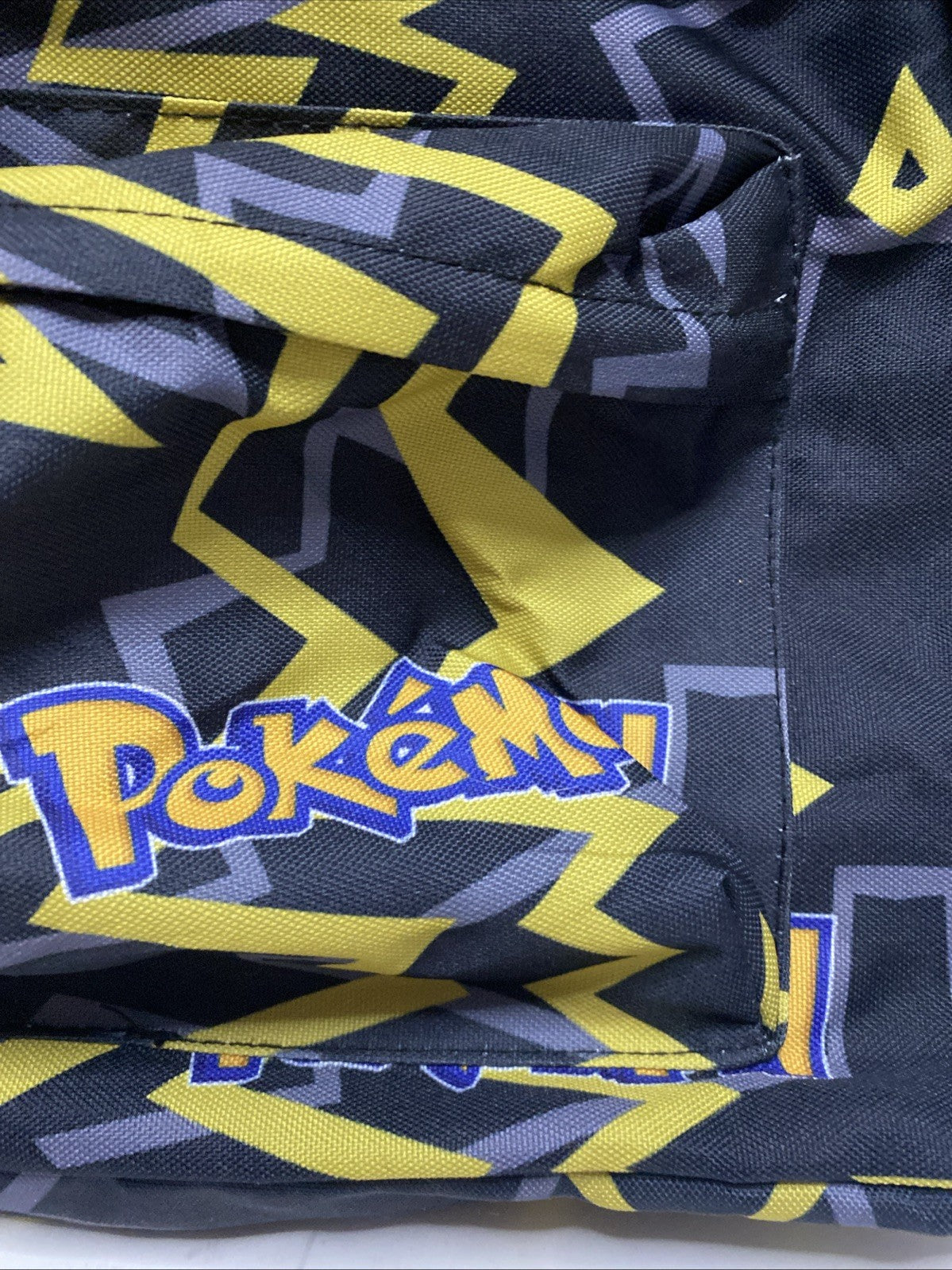 Pokemon Pikachu Backpack Thunderbolt ART NEW Kid Anime Cartoon Themed School Bag