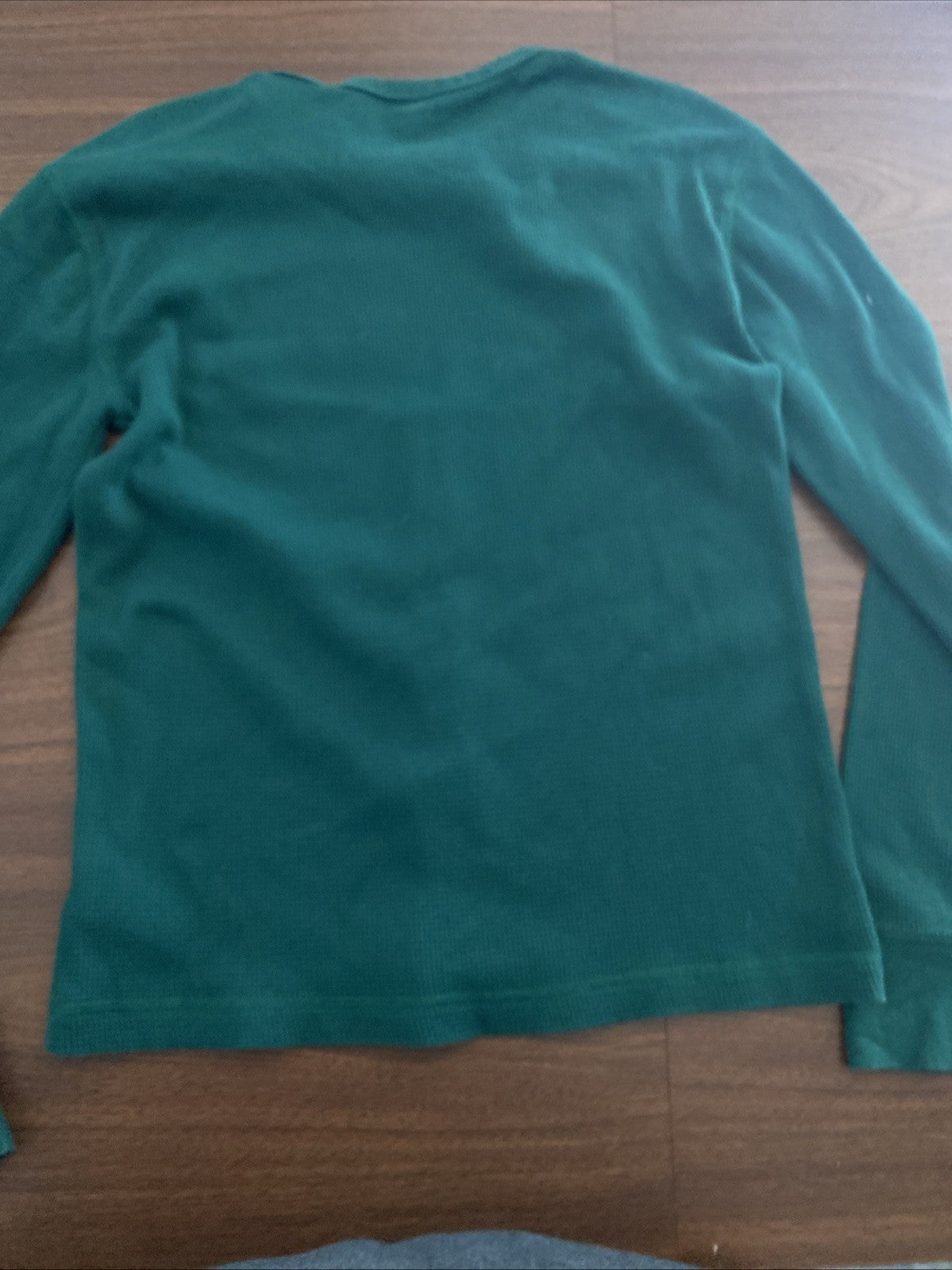 Old Navy unisex small green thermal California long sleeve shirt