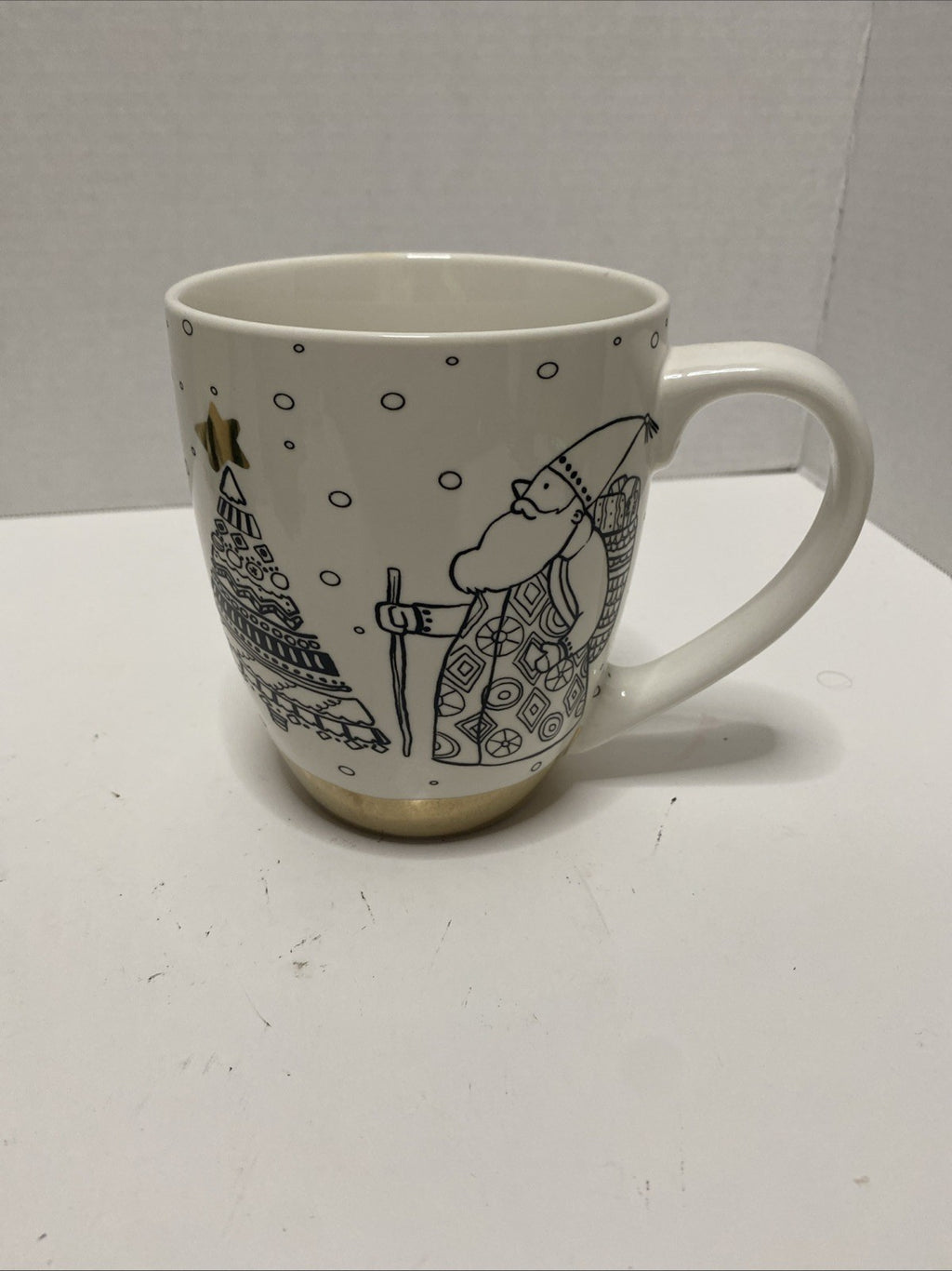 Santa Christmas Mug Christmas Coffee Cup with Santa Made By Cypress Home