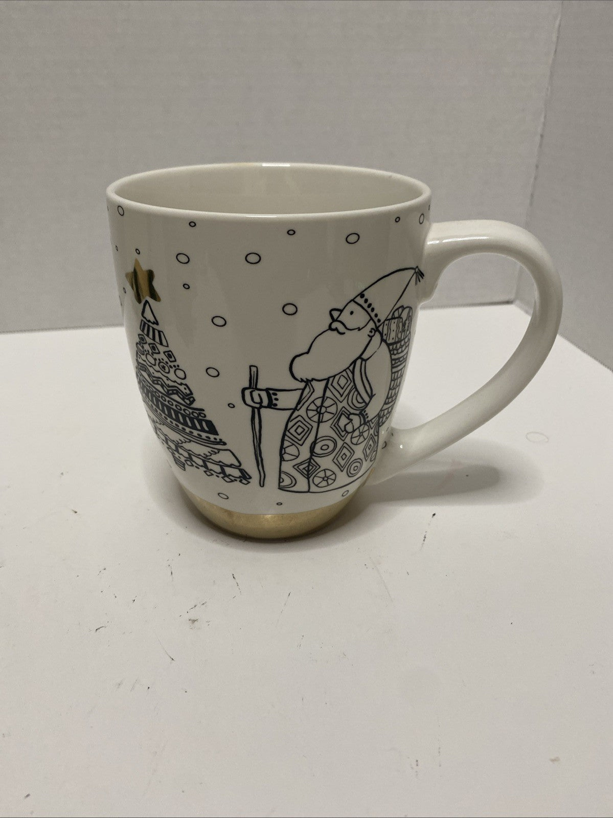 Santa Christmas Mug Christmas Coffee Cup with Santa Made By Cypress Home