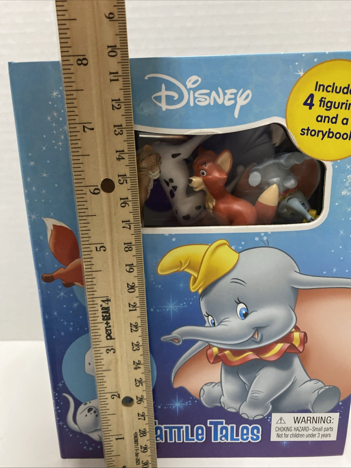 Disney Animals Tattle Tales Storybook & 4 Figurine Play Kit