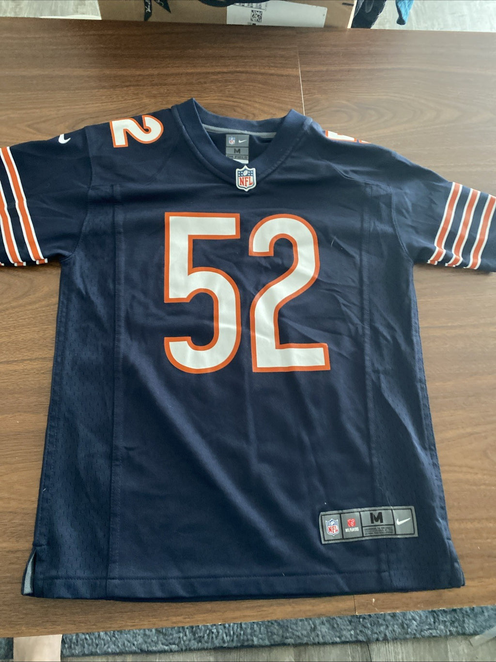 Nike Chicago Bears Football Jersey Youth Medium M 12/14 Blue NFL Khalil Mack 52