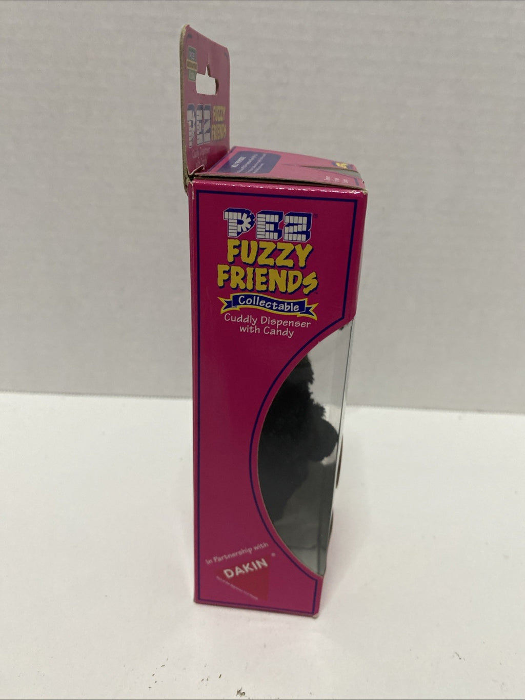 PEZ Fuzzy Friends Cuddly Candy Dispenser Molly the Black Poodle Dog NEW