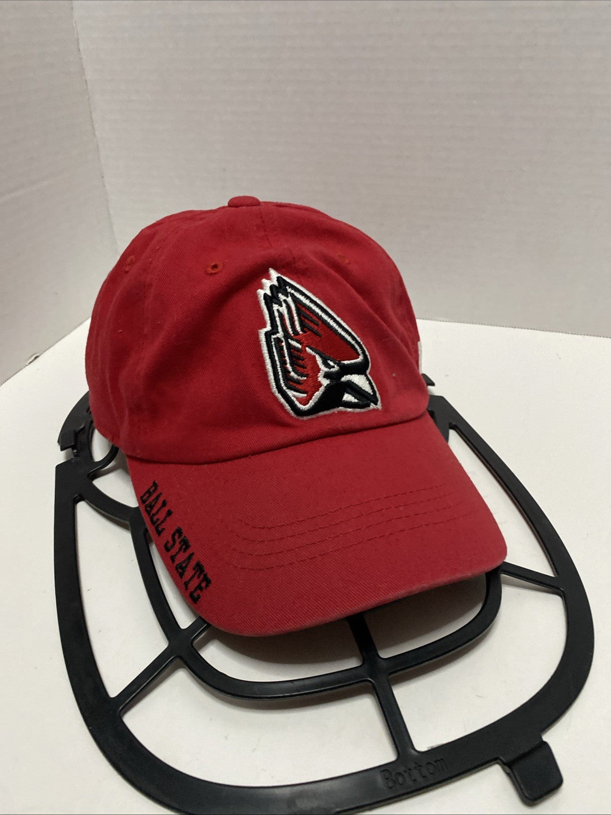 Ball State University Cardinals Strap back Hat Embroidered -Russell