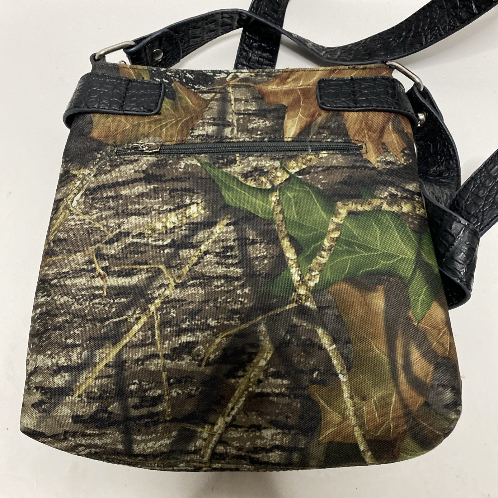 Camo Crossbody Bag Womens Adjustable Strap Multi Pocket Travel Outdoor Casual