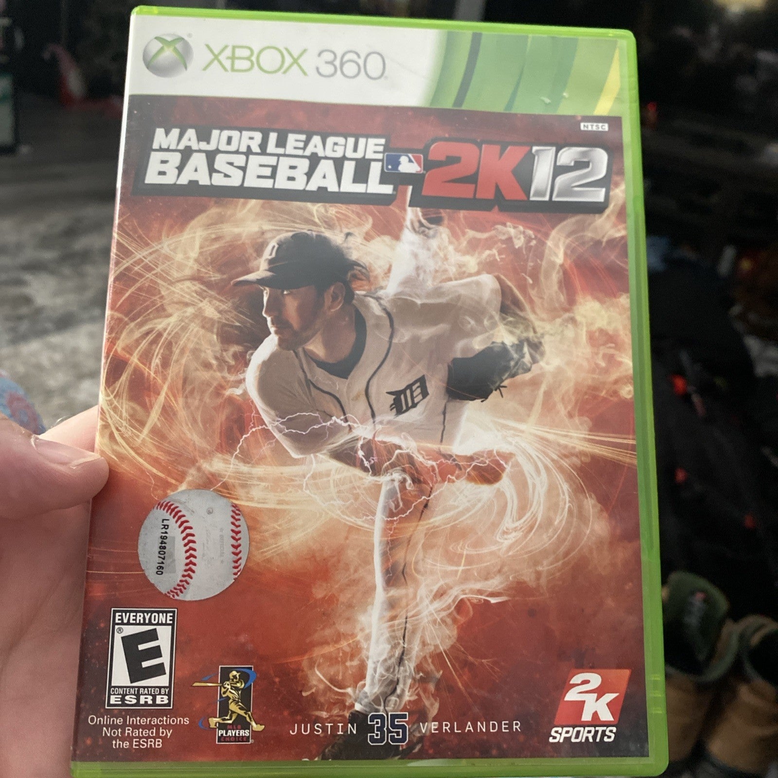Major League Baseball 2k12 (Microsoft Xbox 360) No Manual Cracked Case