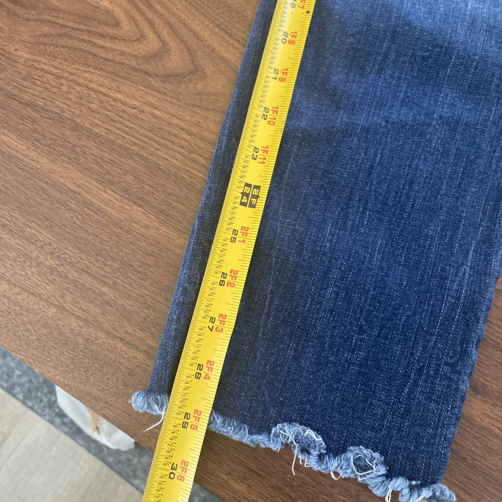 Maurices Jeans Womens 9/10 Blue Medium Wash Slim Straight Leg Distressed