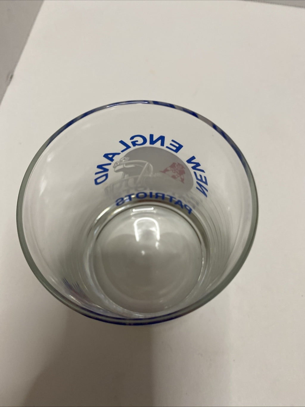 Vintage 1986 New England Patriots Super Bowl XX Champions Glass / Cup