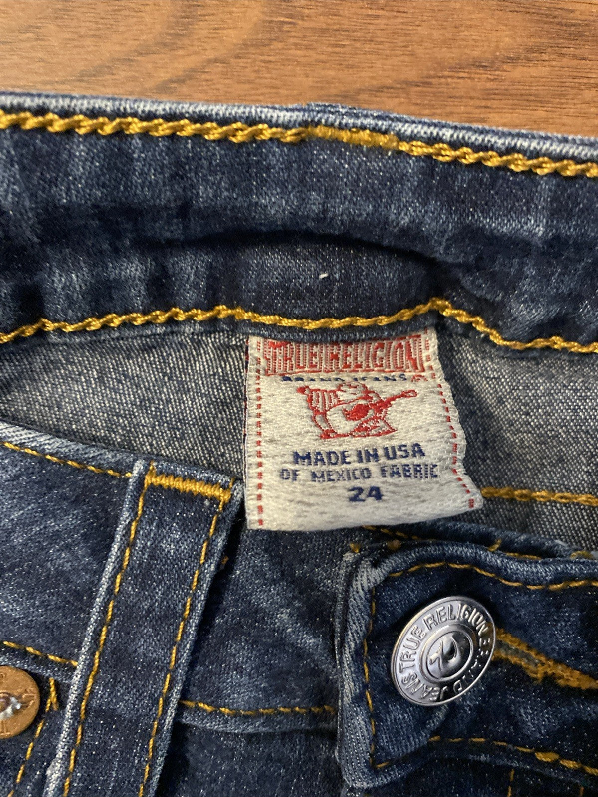 TRUE RELIGION Sz 24 (24x28) Women’s Mid Rise Skinny Ankle Jeans