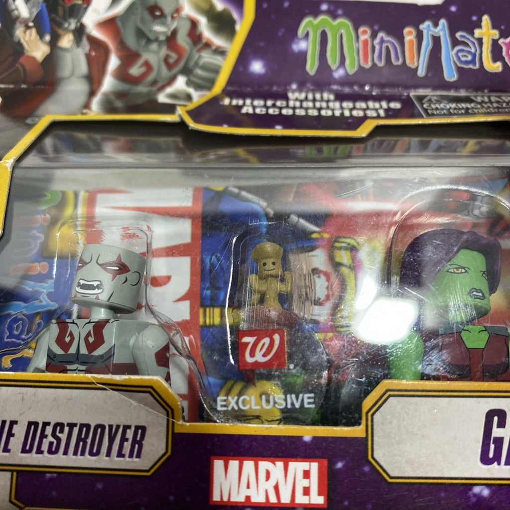Minimates MARVEL GUARDIANS OF THE GALAXY DRAX THE DESTROYER & GAMORA (Walgreens)
