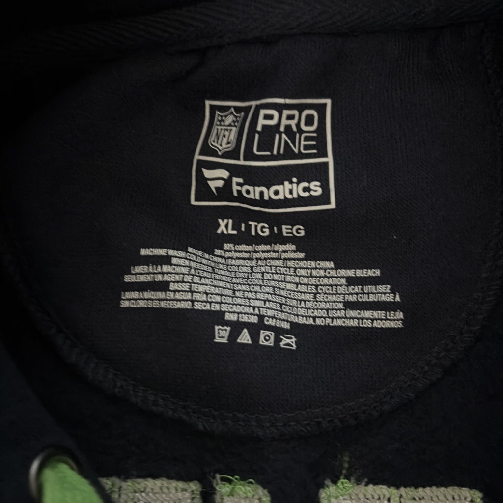 SEATTLE SEAHAWKS NFL Football HOODIE TEAM APPAREL Pro Line Fanatics Extra Large