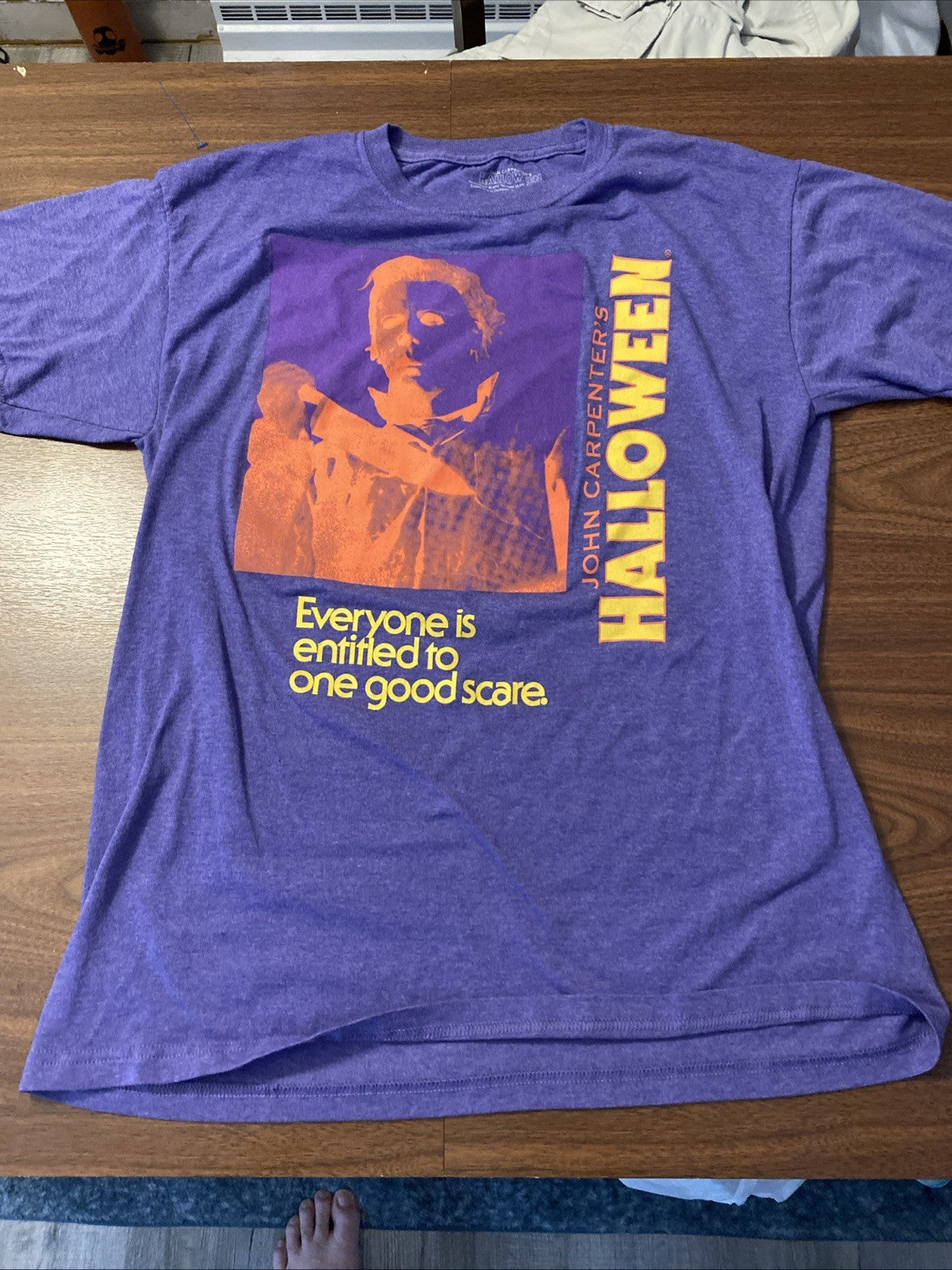 Halloween Michael Myers mens Horror shot Sleeve shirt Medium 38/40 Mexico