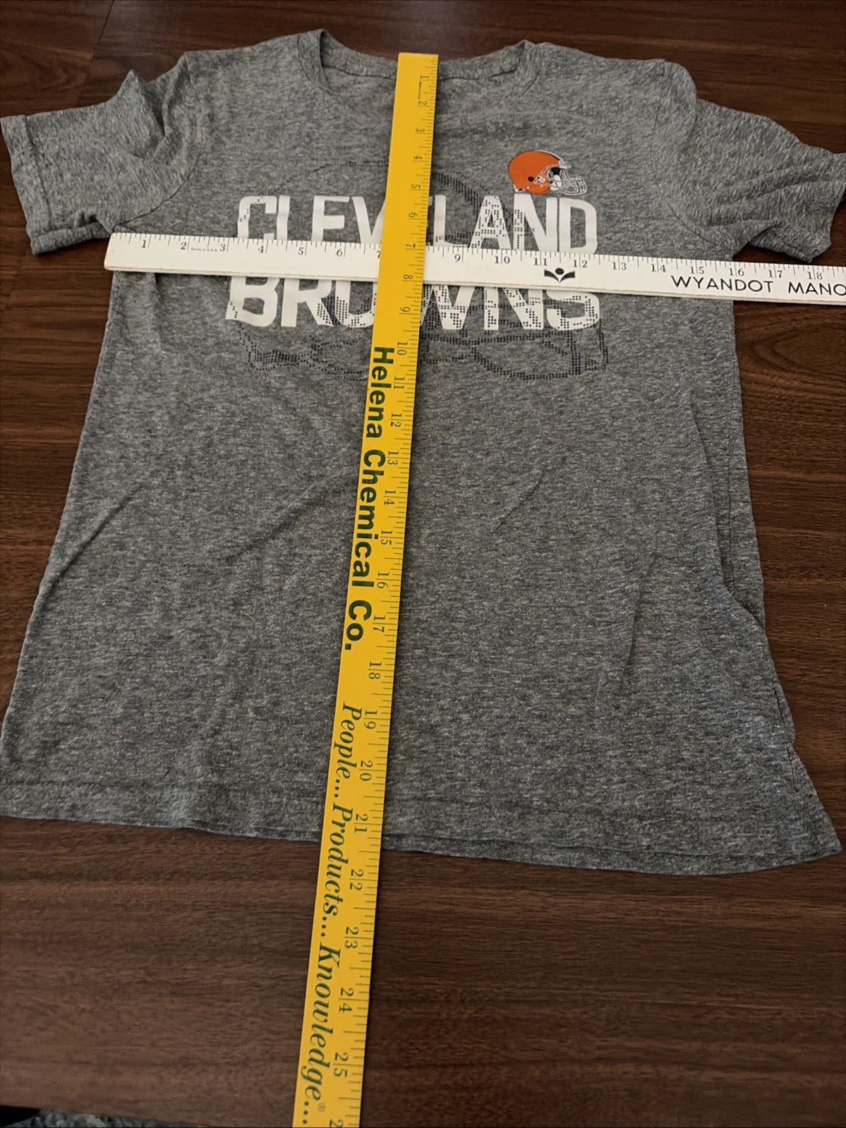NFL Cleveland Browns Youth Medium 10–12 Short Sleeve T-Shirt Gray