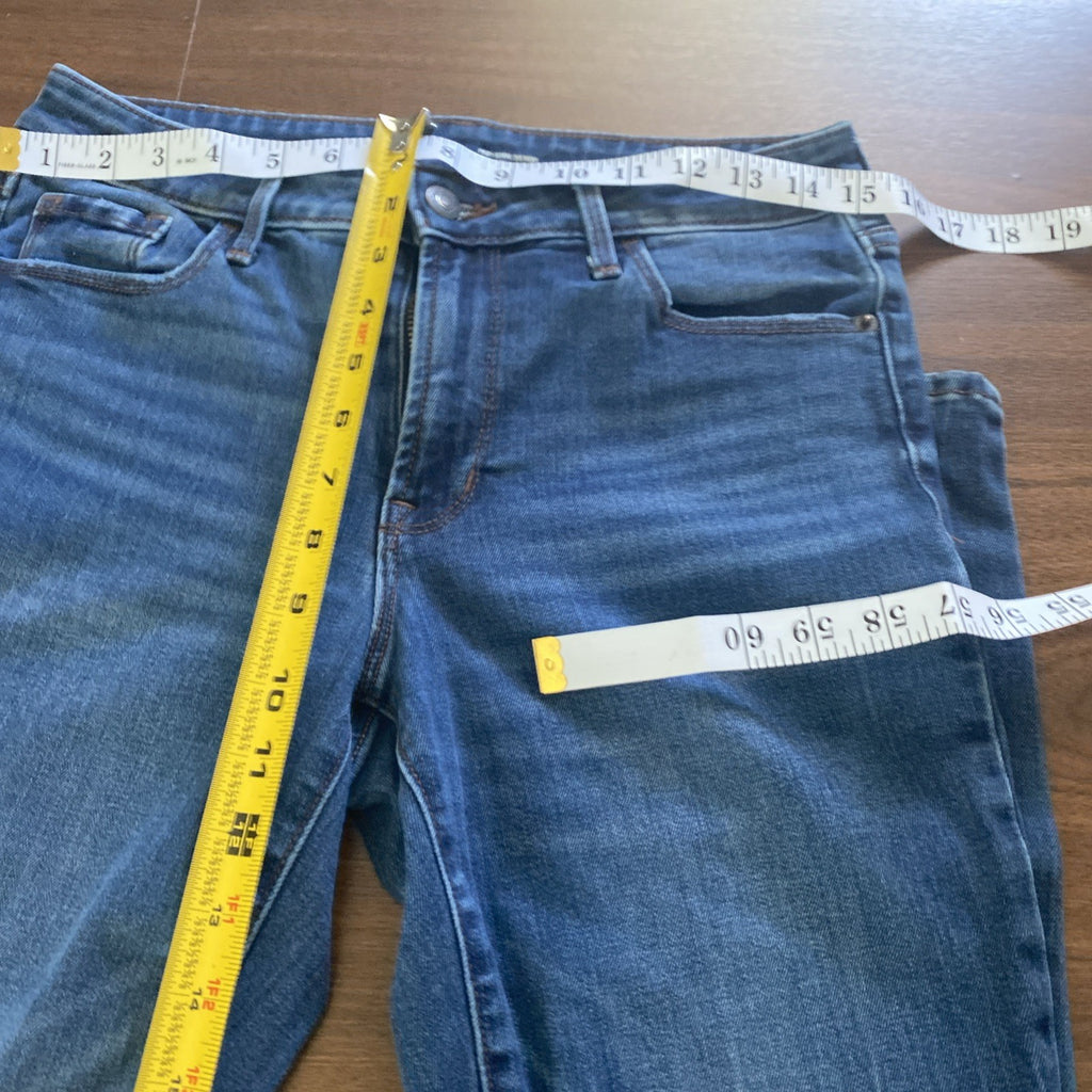 Old Navy Jeans Womens Size 6 Pop Icon Skinny Mid-Rise Blue Denim Waist 30