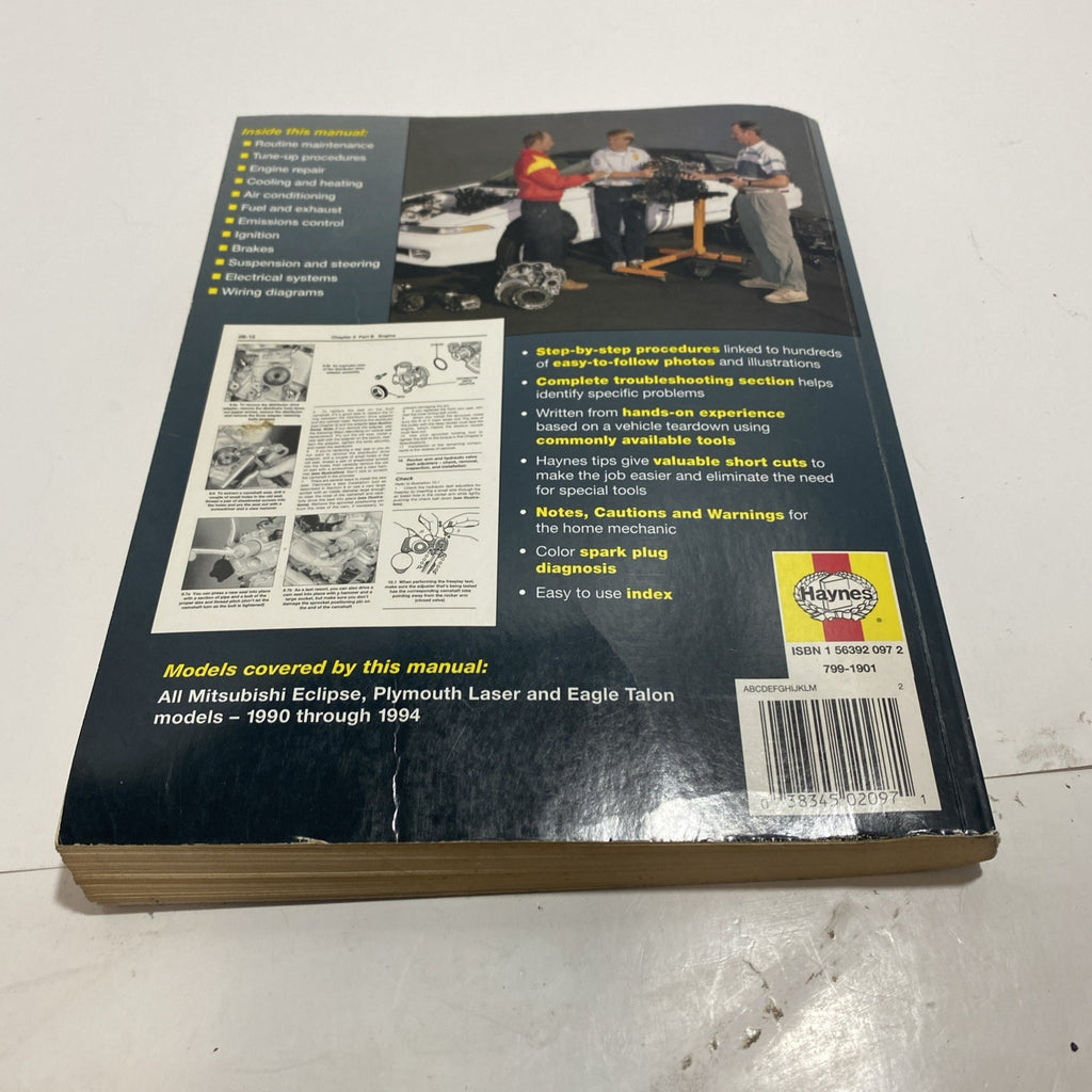 Mitsubishi Eclipse 1990-1994 Haynes repair manual 68030