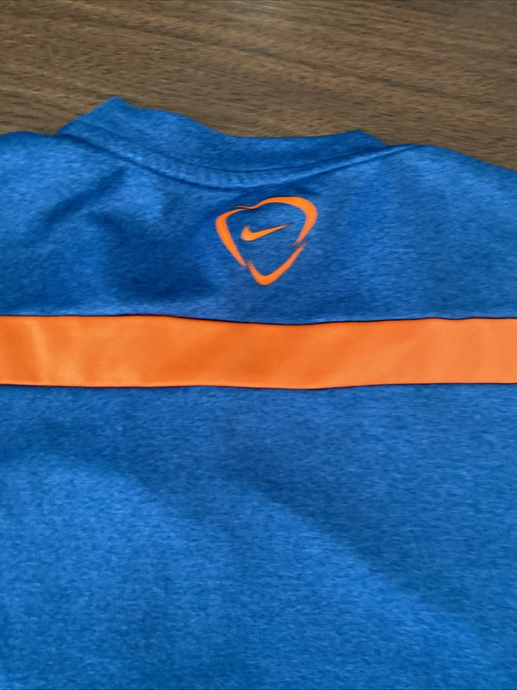 Nike Netherlands KNVB Holland Away Soccer Jersey 2014 Blue Orange Mens Medium