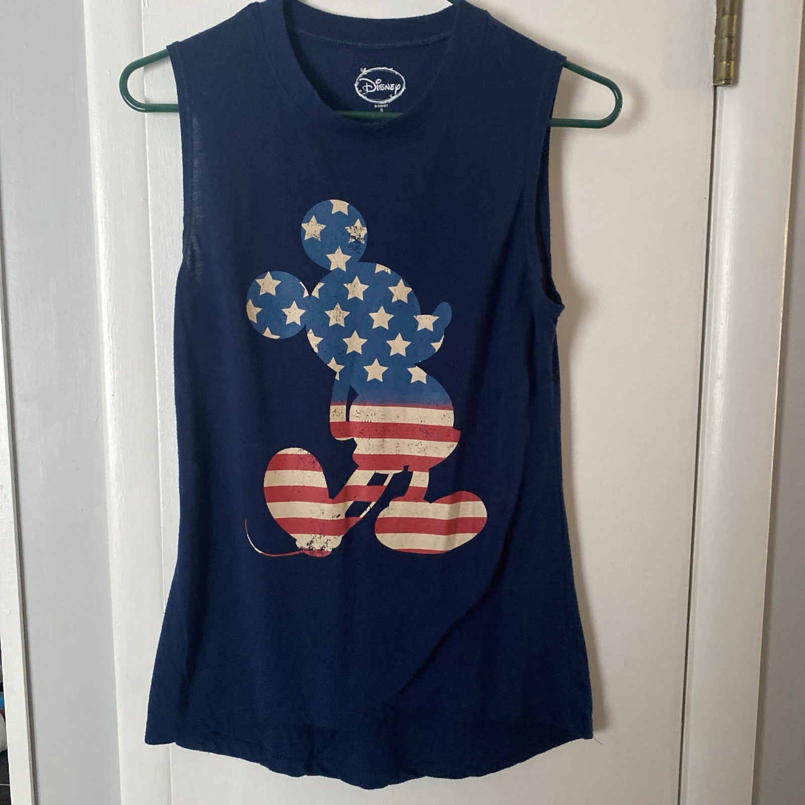 Disney Mickey Mouse patriotic tank top women’s size small