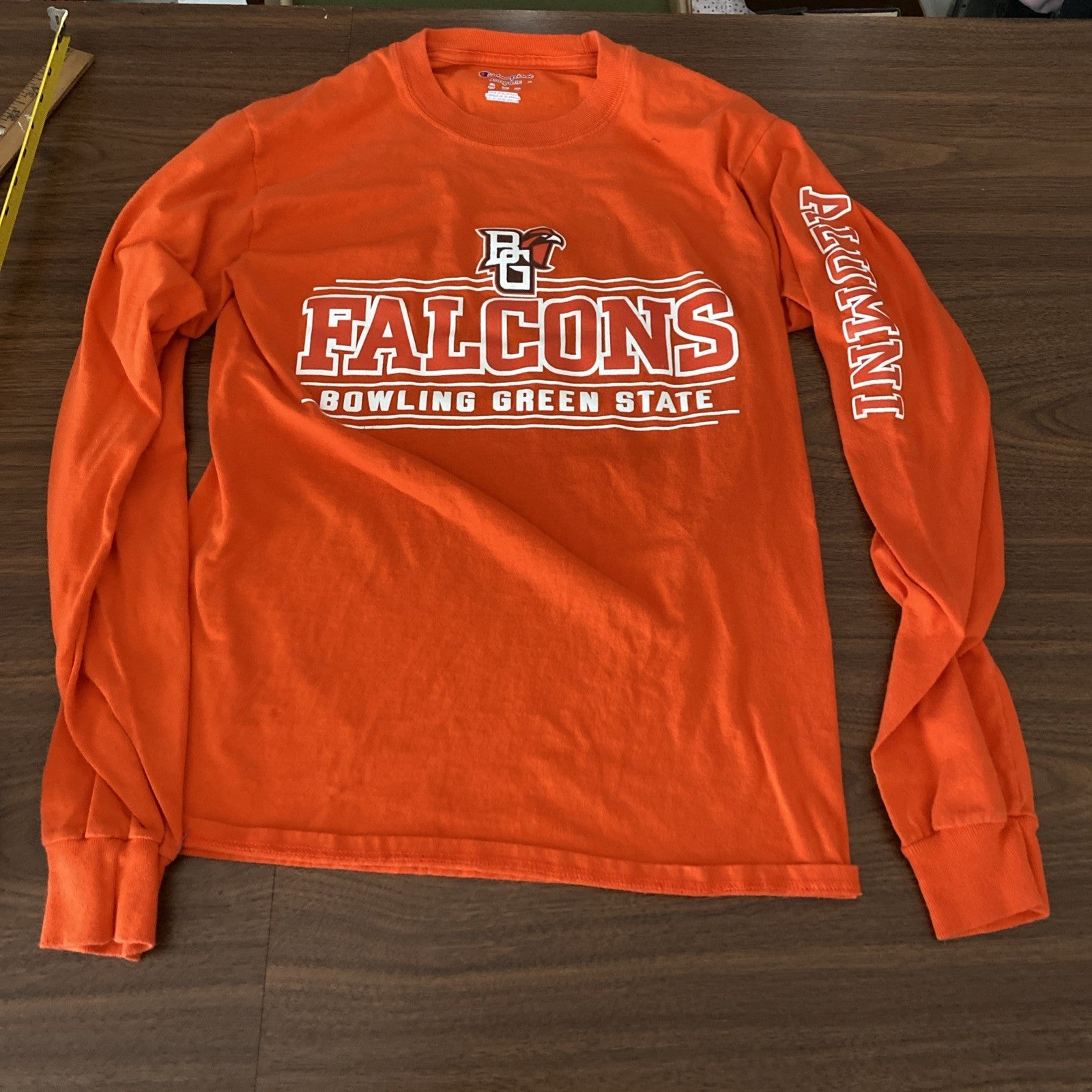 Champion athletics Bowling Green State University alumni long sleeve T Small