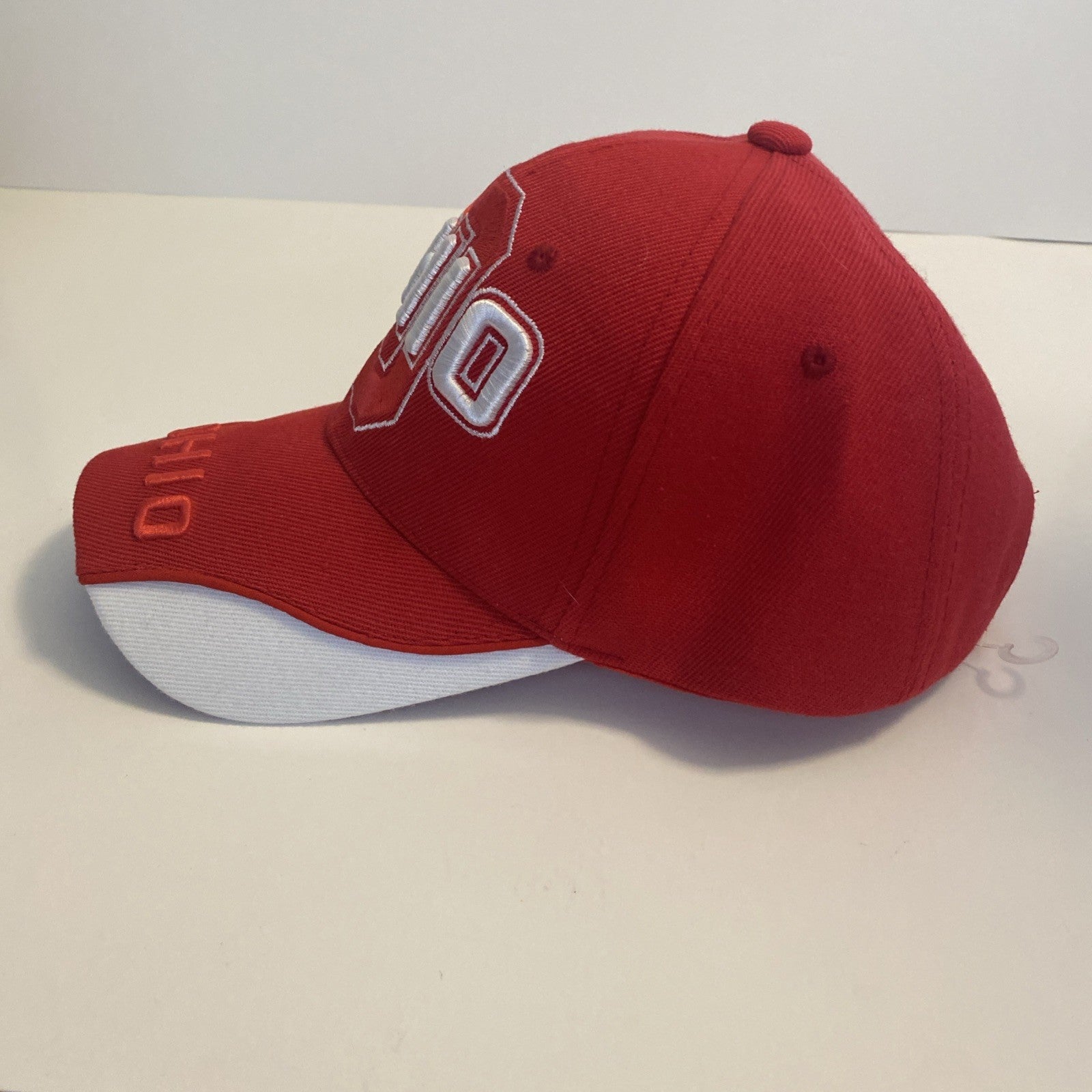 Ohio State Buckeyes Adjustable Hat Ball Cap OSU City Hunter Raised Letters NCAA