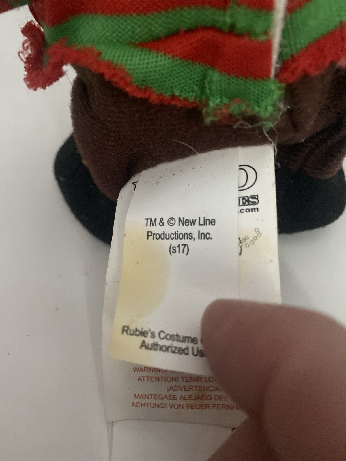Freddy Krueger A Nightmare On Elm Street Tiny Terror Talking Electronic Doll Wor