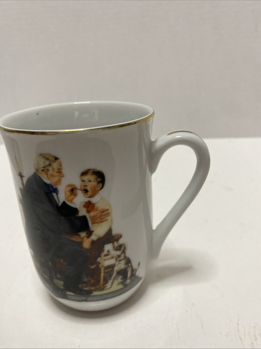 Norman Rockwell Collectible Coffee Mug "The Country Doctor" 1986