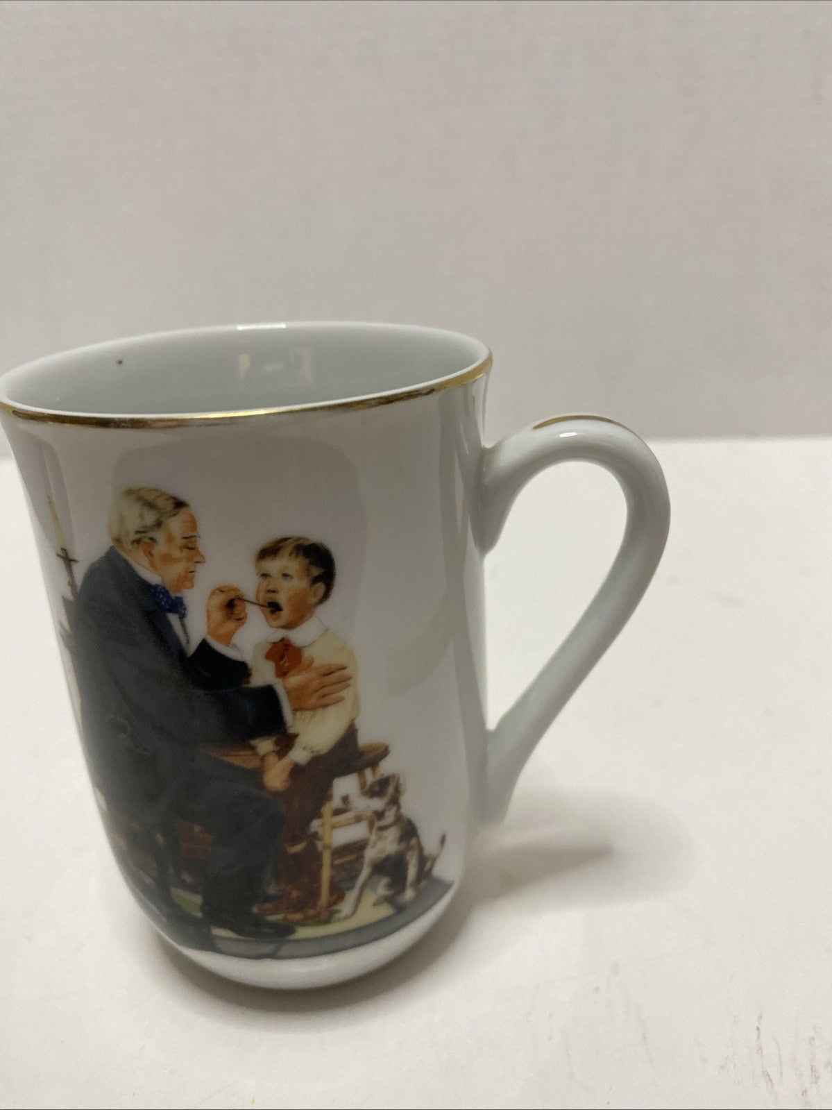 Norman Rockwell Collectible Coffee Mug "The Country Doctor" 1986