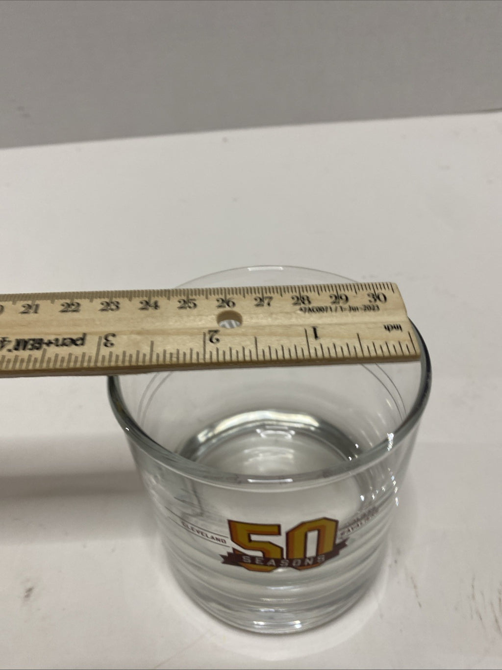 Jack Daniel's 8 oz. 50 Seasons Cleveland Cavaliers Rocks Drink Glass NBA