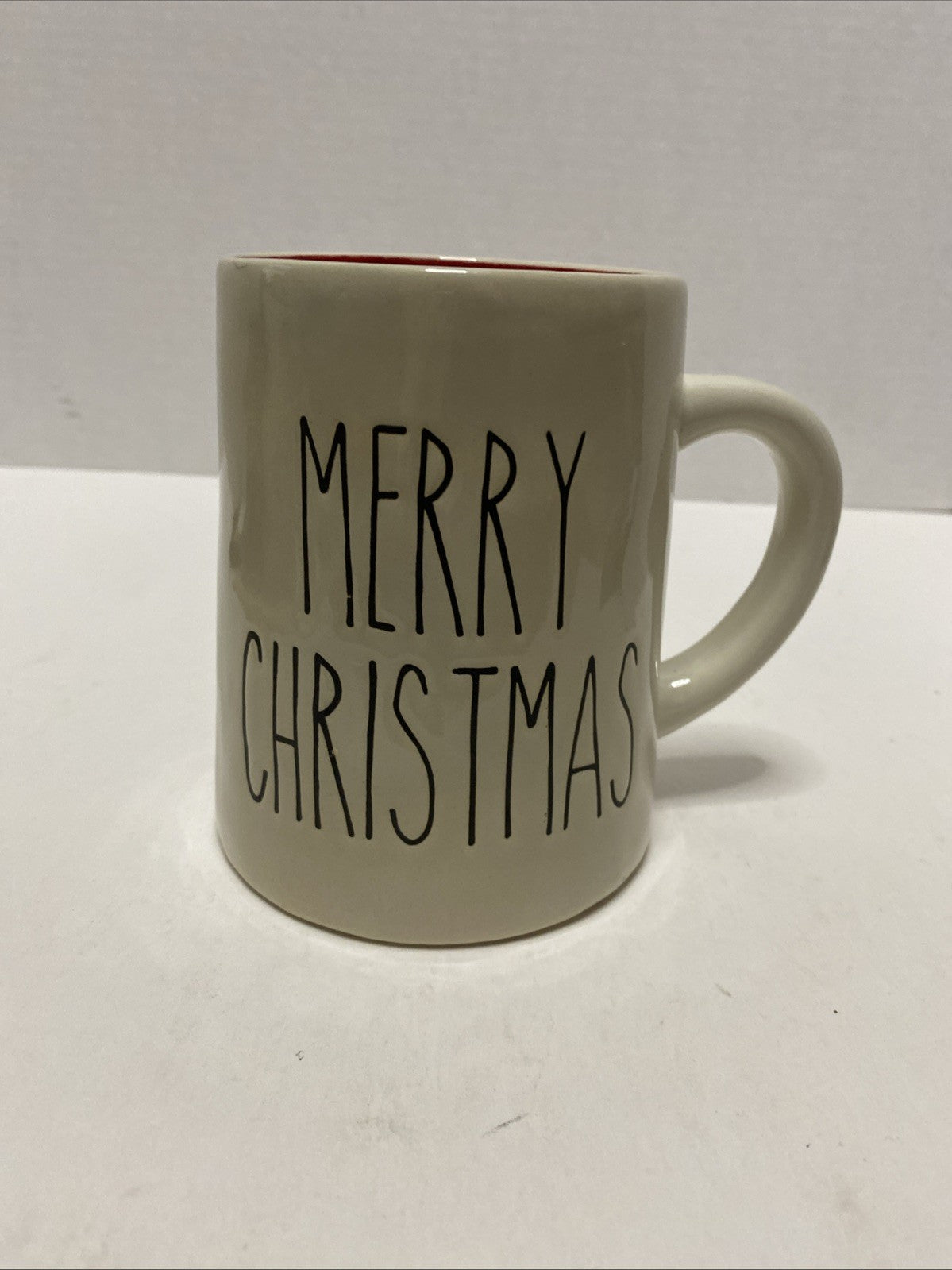 A Tyler - Merry Christmas ceramic coffee, tea cup/mug with Red  Inside