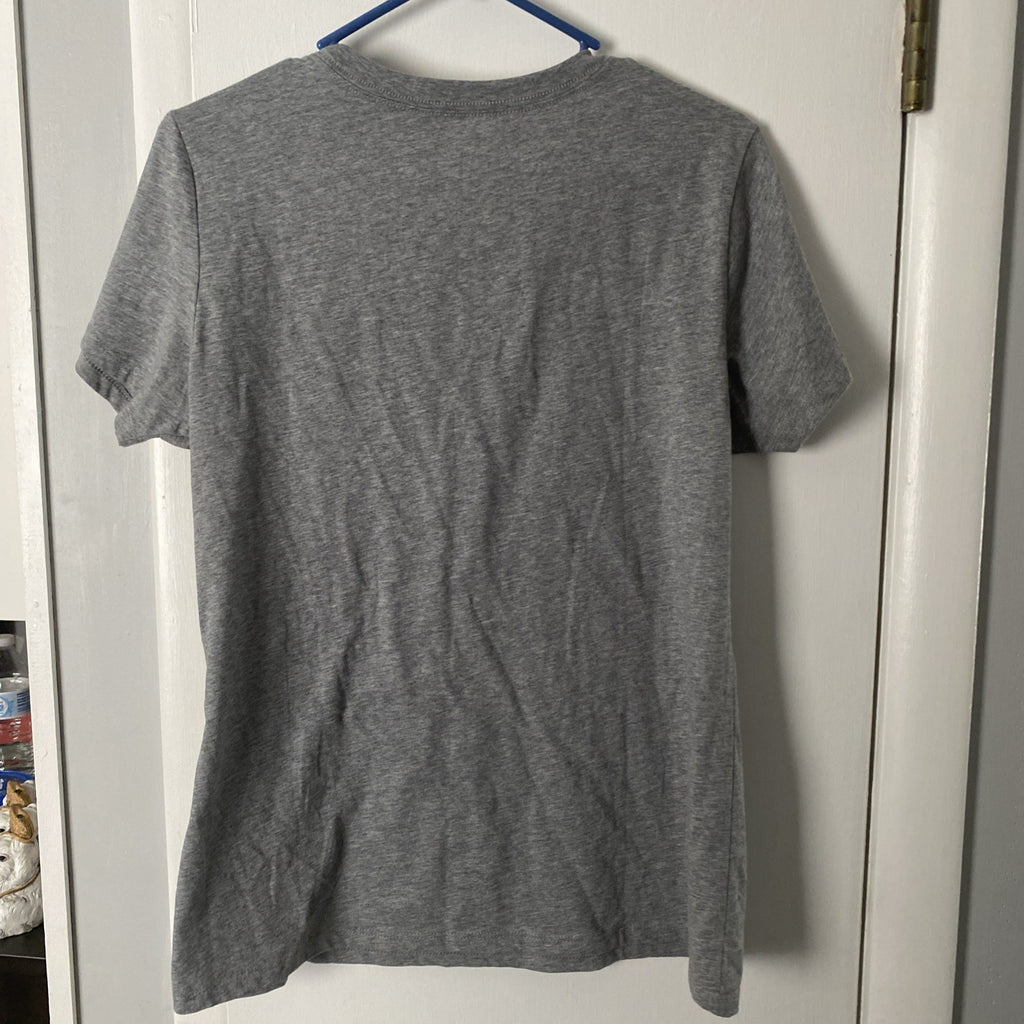 Mickey Mouse t shirt women SS Large Disney 100 gray