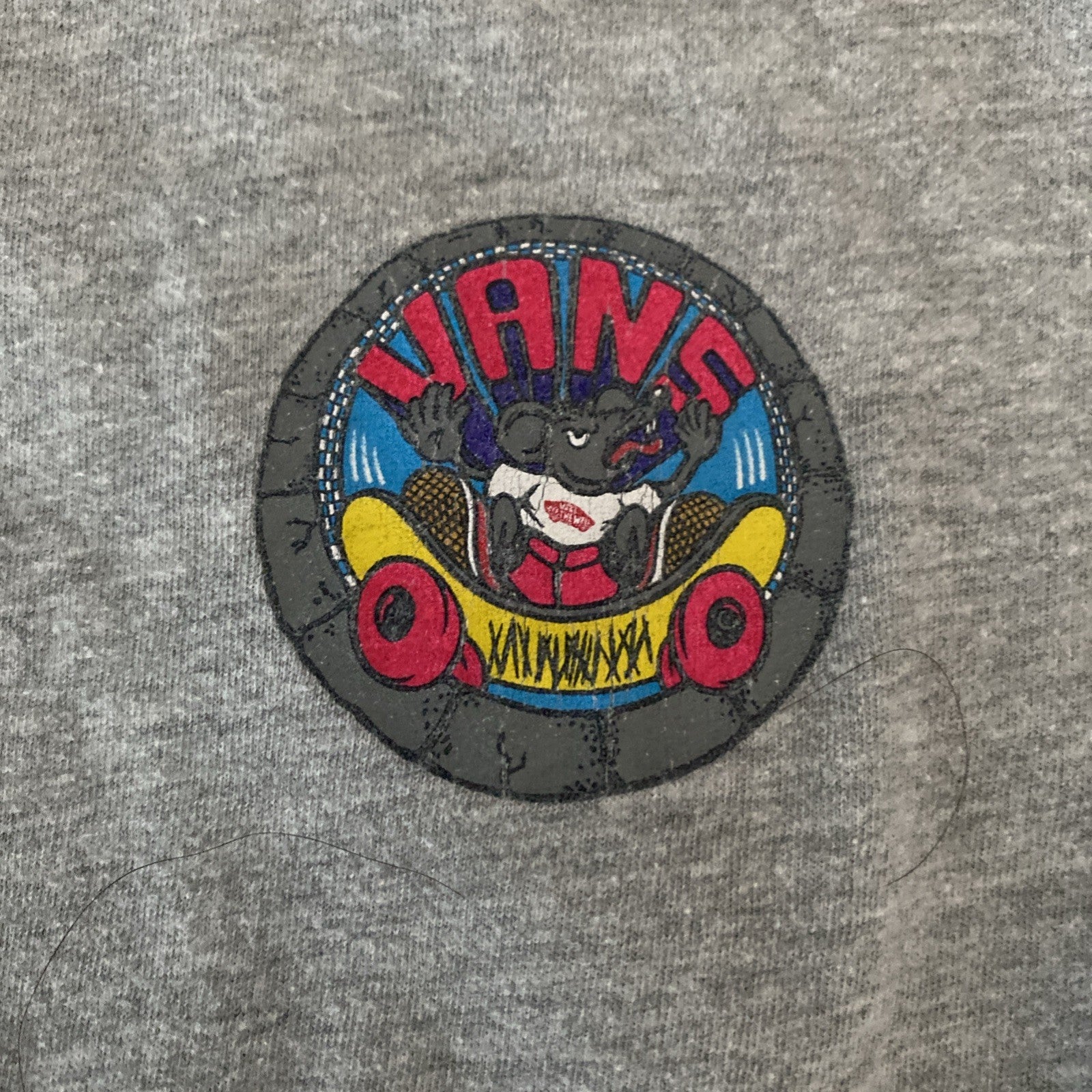 Vans large 12–14 gray short sleeve shirt