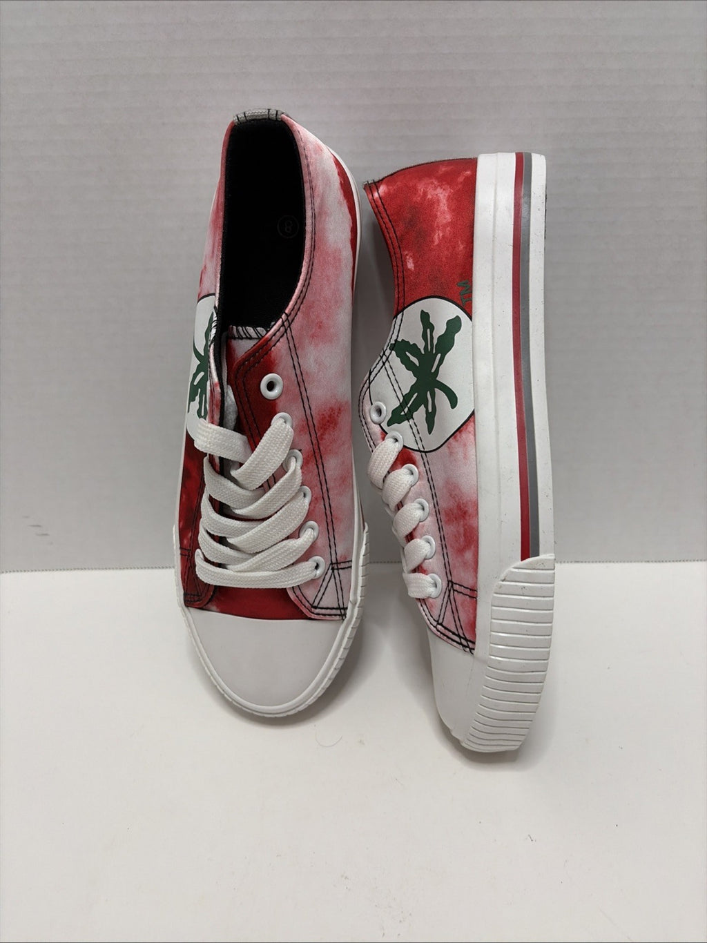Ohio State Buckeyes FOCO Women's Low Top Tie-Dye Canvas Shoe Women's Size 8