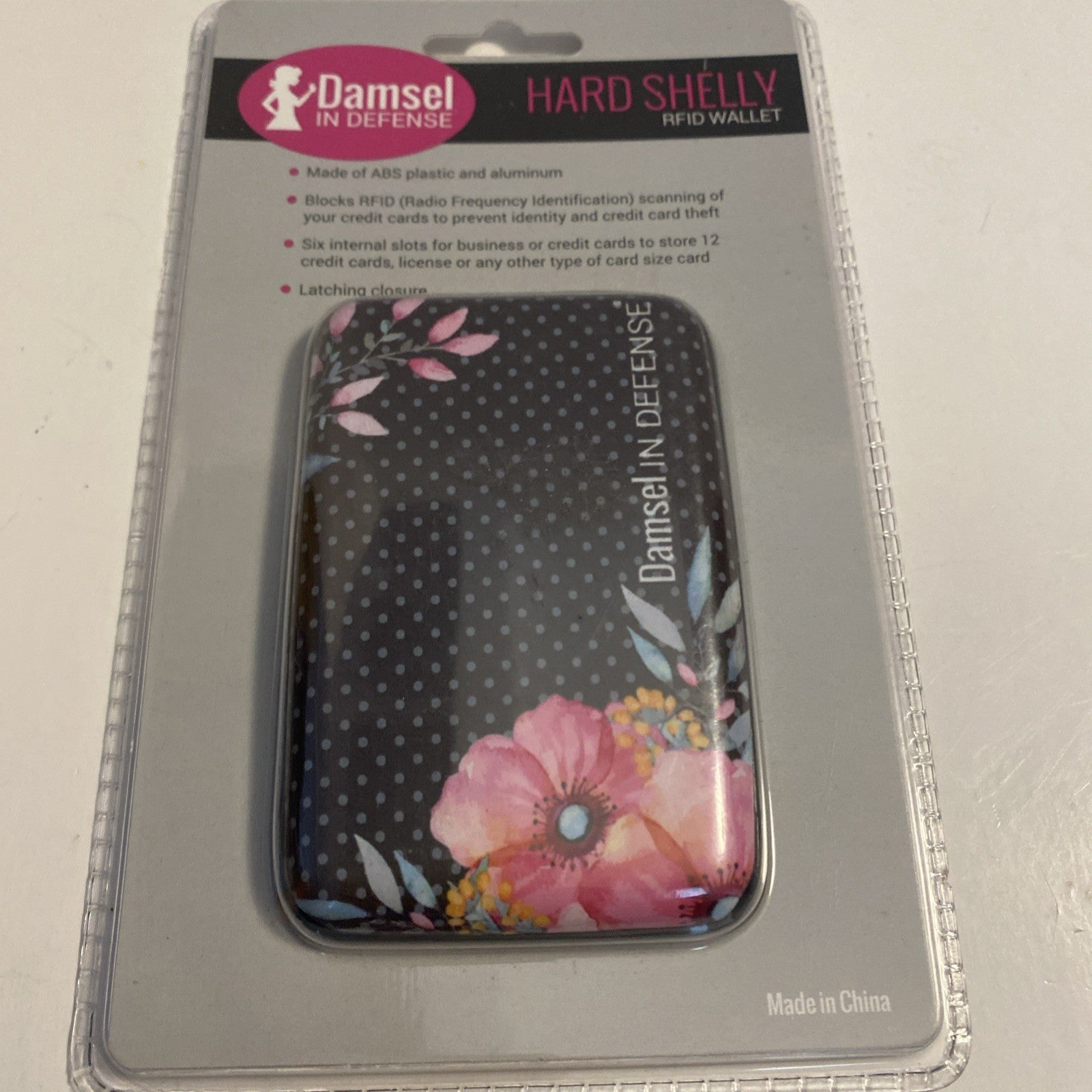 Damsel In Defense Women's RFID Wallet The Daphne Concealed Collection Travel NIP