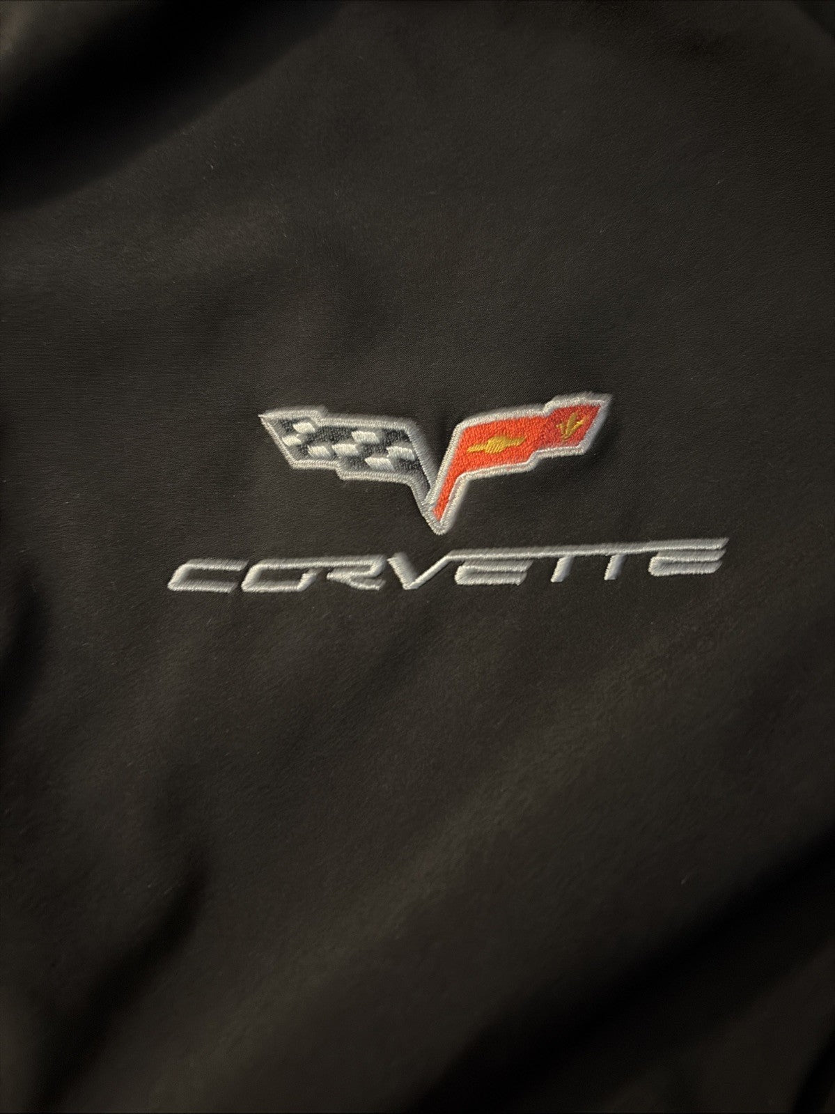 Clique XL Men’s Corvette Logo Jacket Double Zip Long Sleeve Black