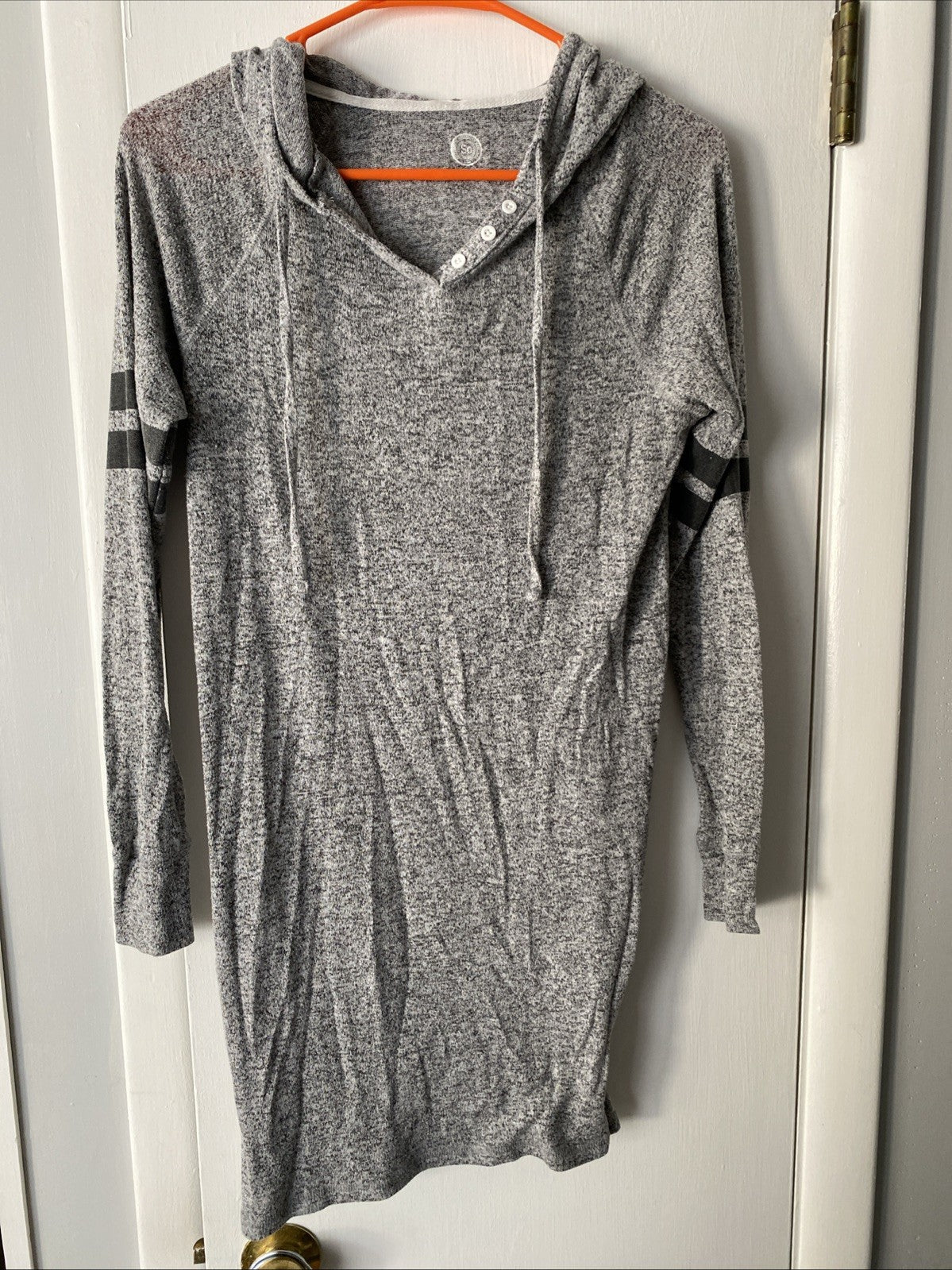 SO women’s long sleeve lightweight sweatshirt 1/4 button￼up