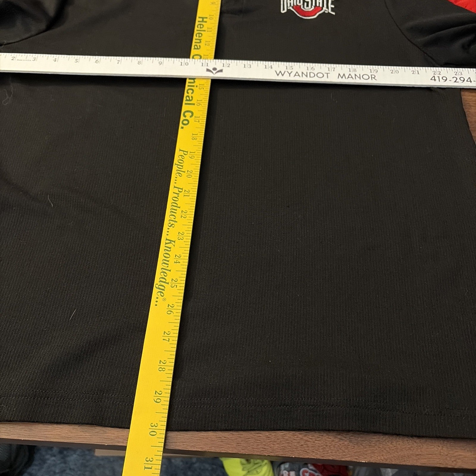 The Ohio State University Buckeyes Men’s Large Polo Short Sleeve Shirt