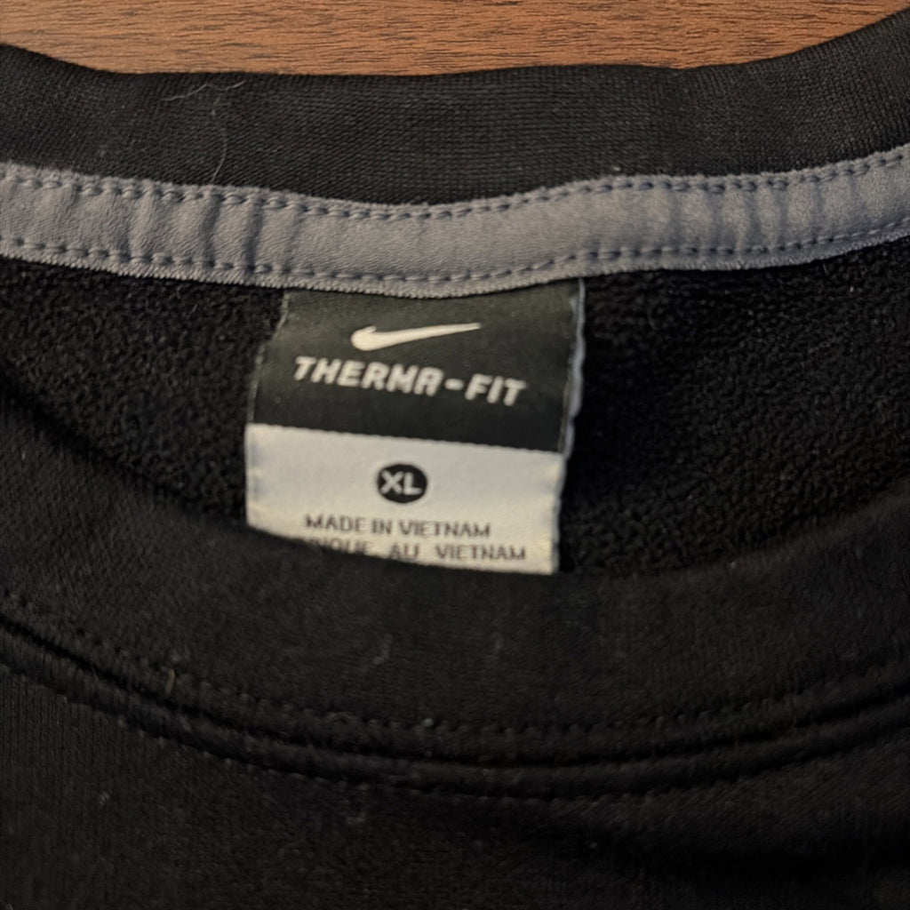 University Of Findlay Oilers Men’s Xl Thermo Fit Nike Sweatshirt Pullover Black