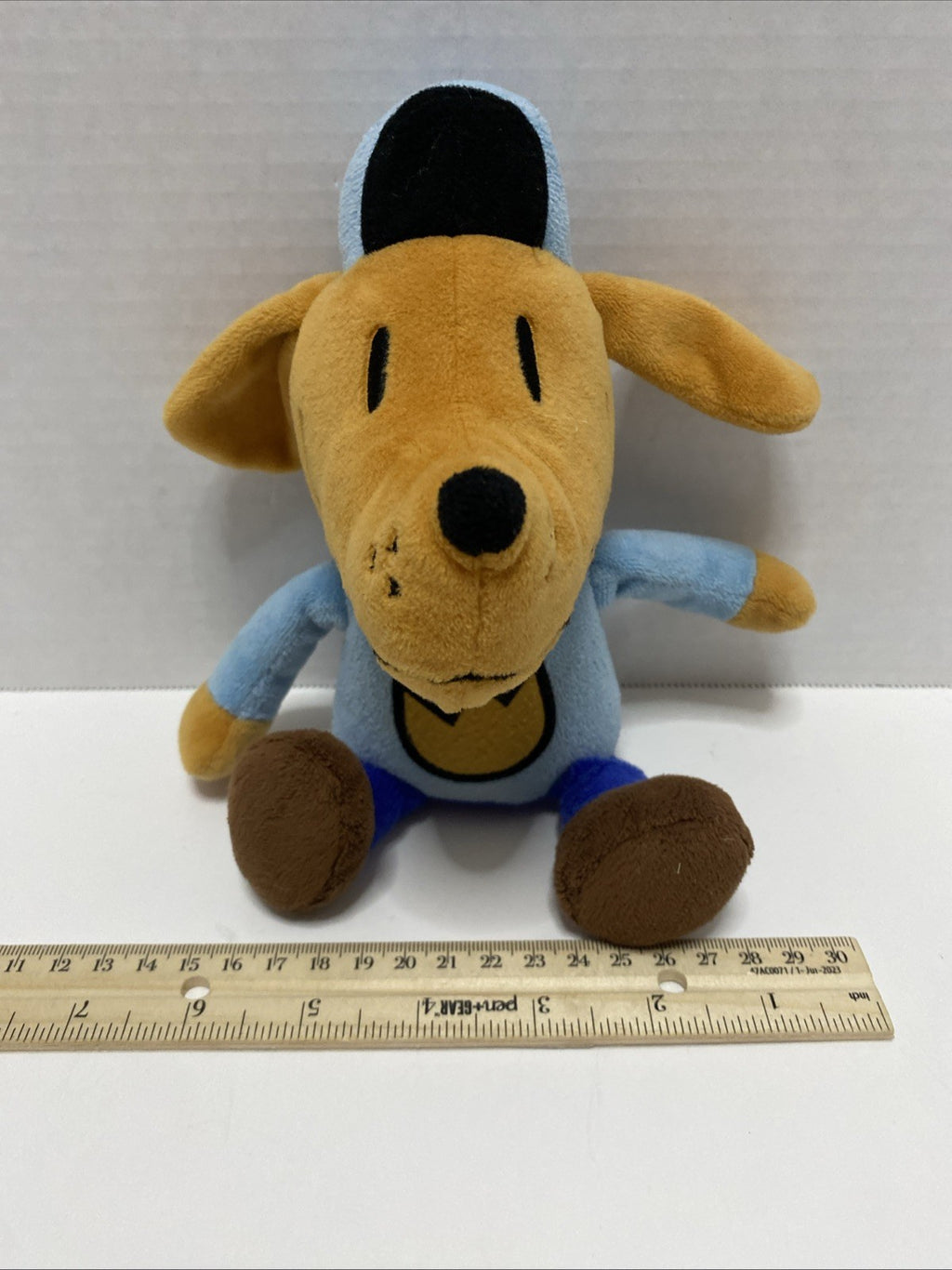 Dog Man Doll 9" Soft Stuffed Plush Lovey Baby Bean Bag Toy Puppy Dav Pilkey