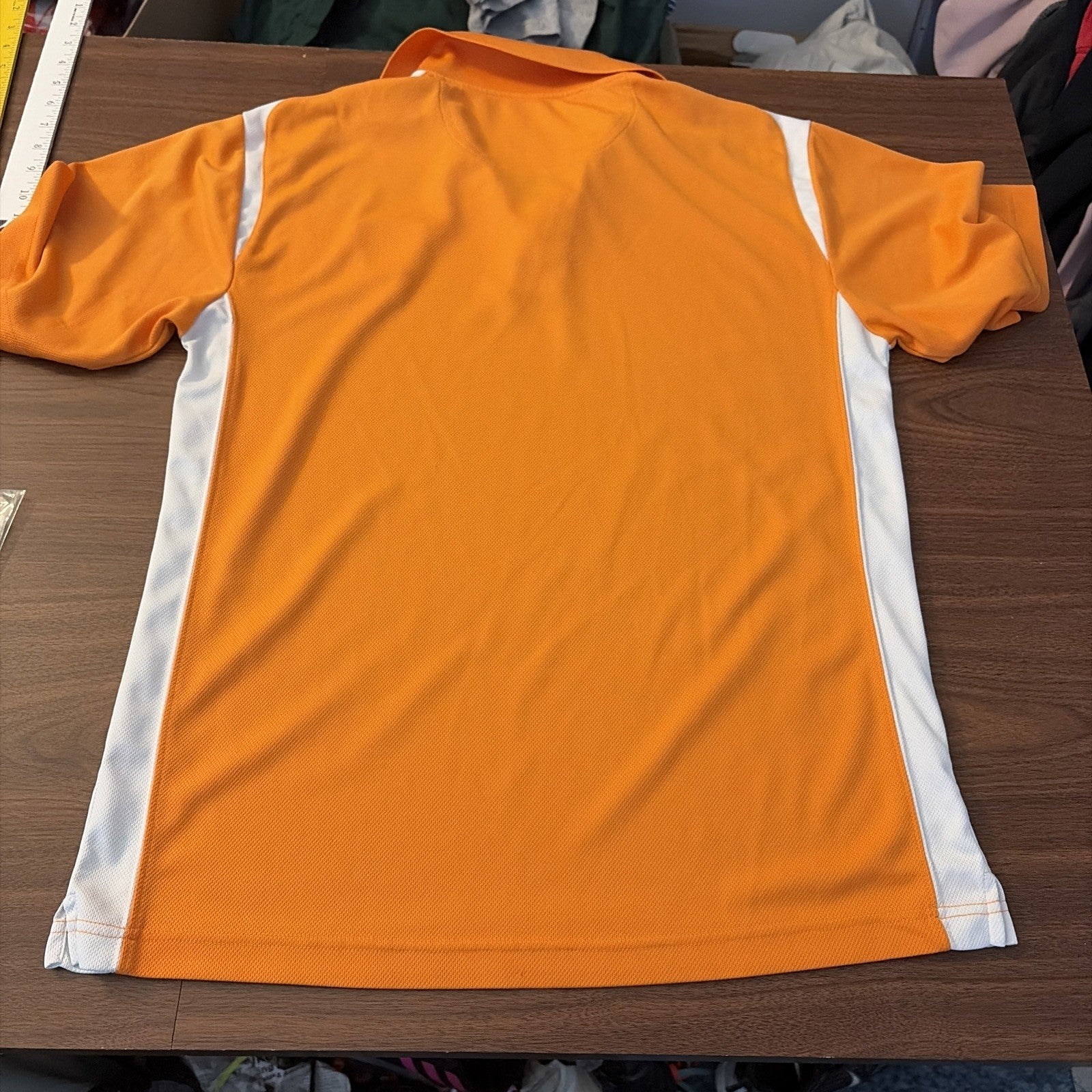 Men’s Medium University Of Tennessee Volunteer Short Sleeve Golf Polo SS Orange