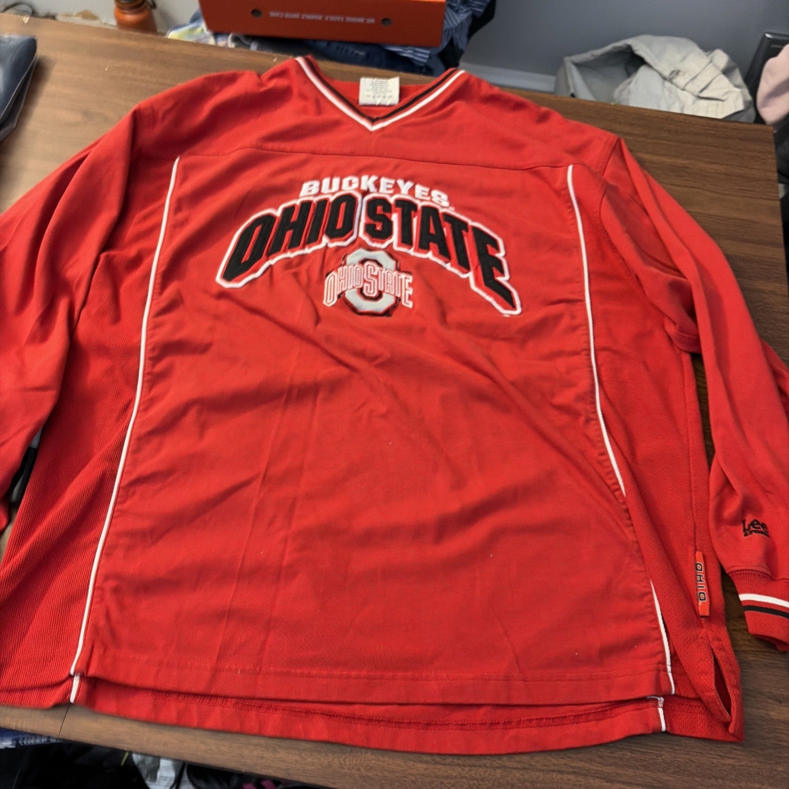 Ohio State Buckeye Men’s Extra Large Lee Sport Pullover Sweatshirt
