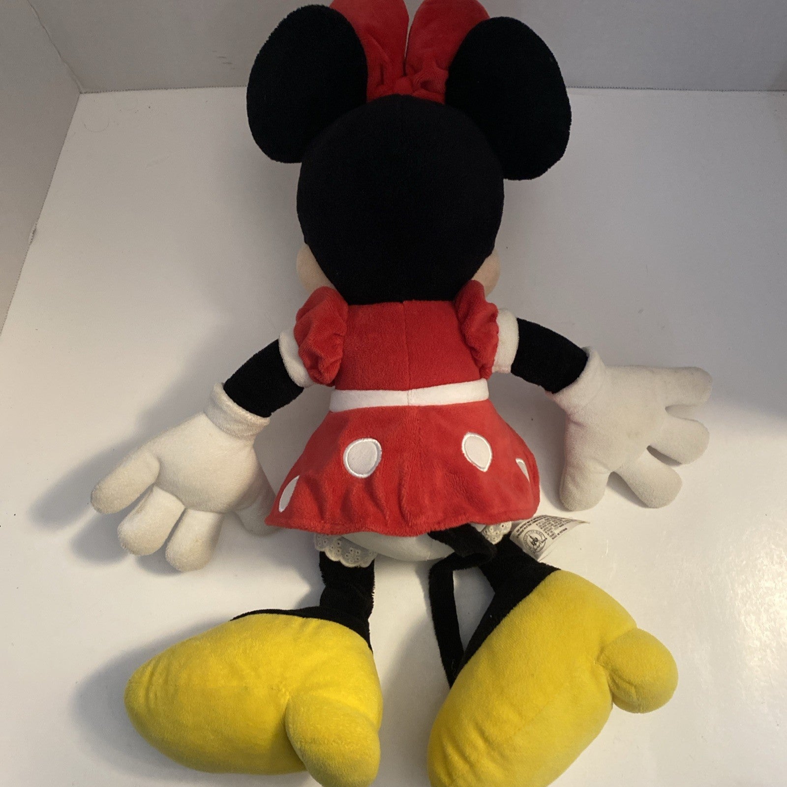 MINNIE MOUSE RED POLKA DOT DRESS PLUSH 20 INCH DISNEY PARKS AUTHENTIC ORIGINAL