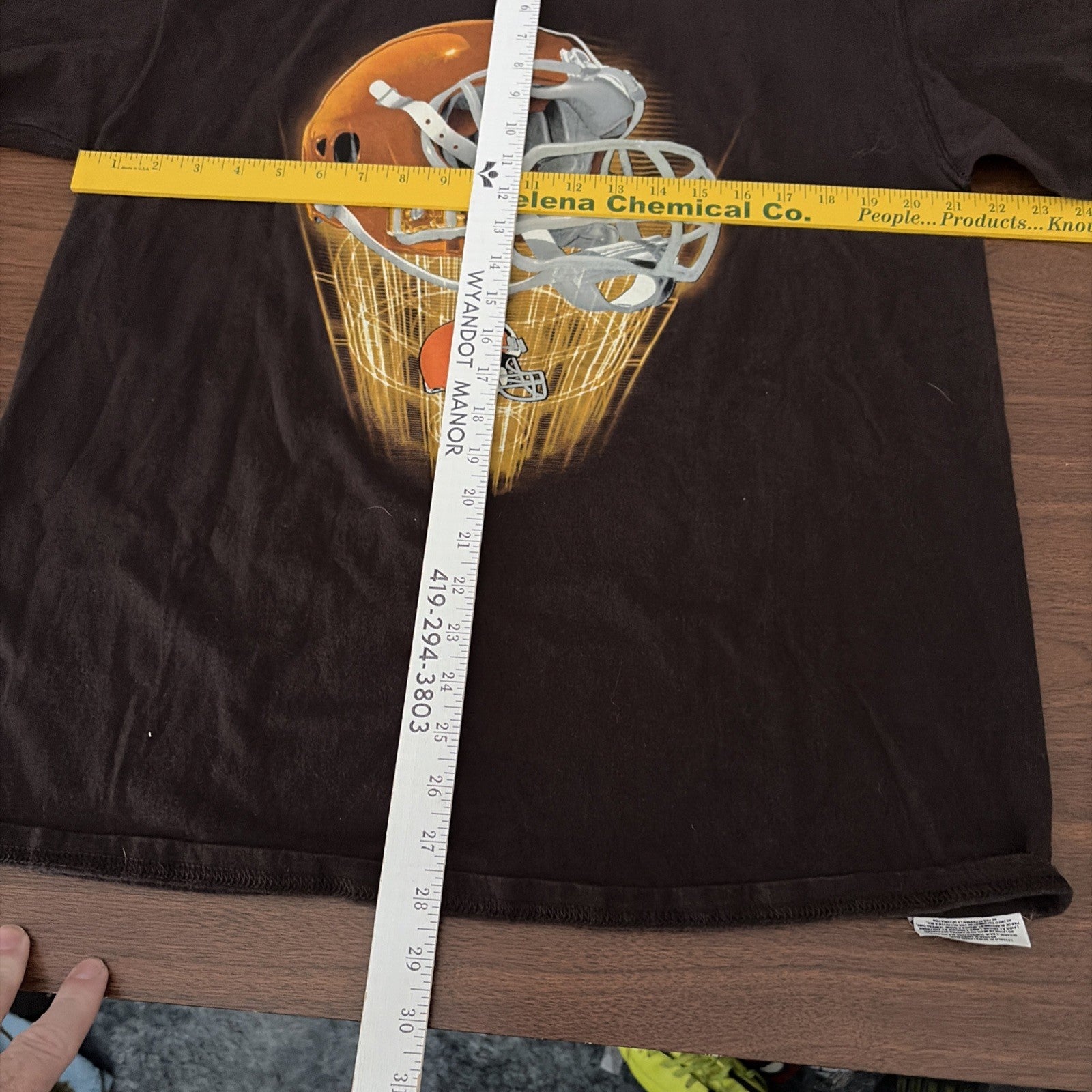 Nfl Team Apparel Cleveland Browns Men’s Large Short Sleeve T-Shirt