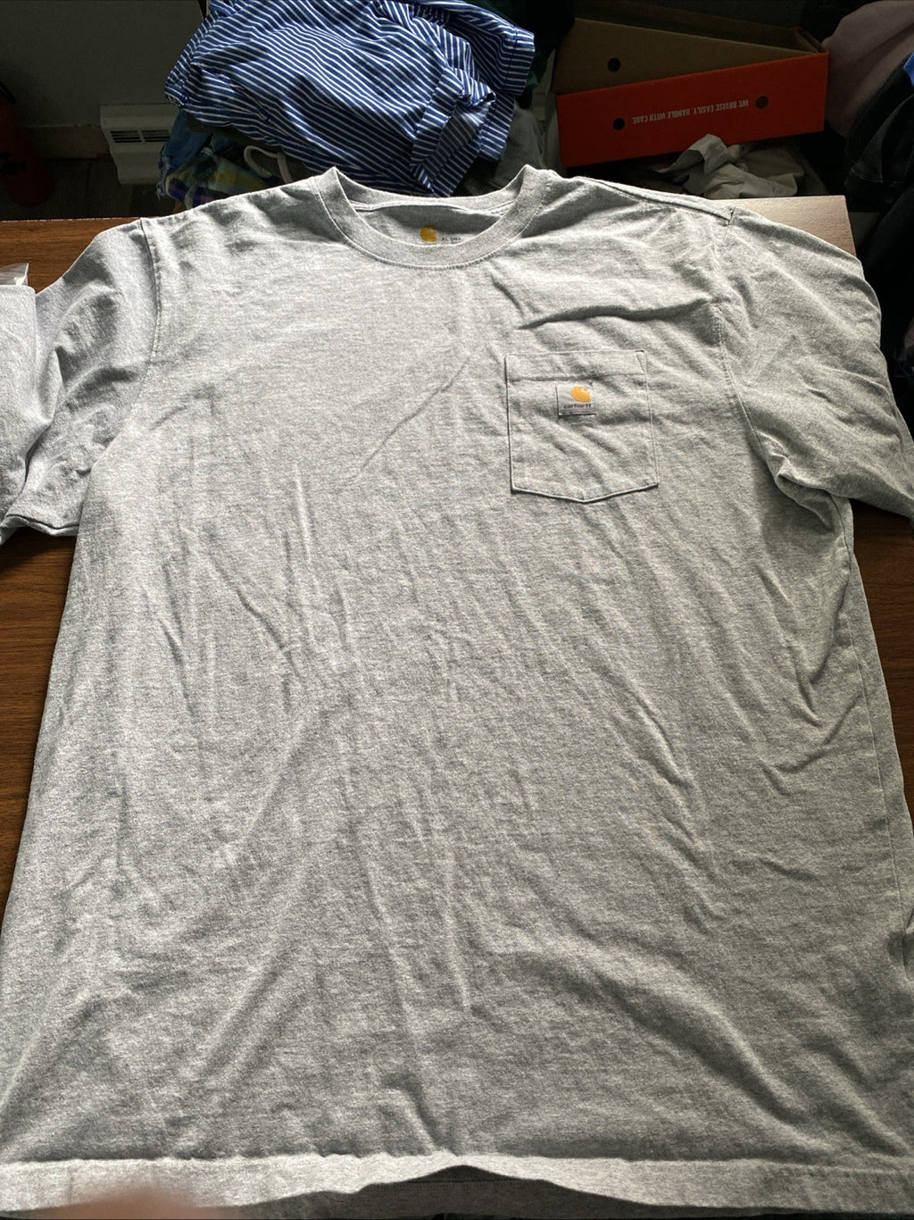 Carhartt XLT original fit pocket T-shirt gray free shipping