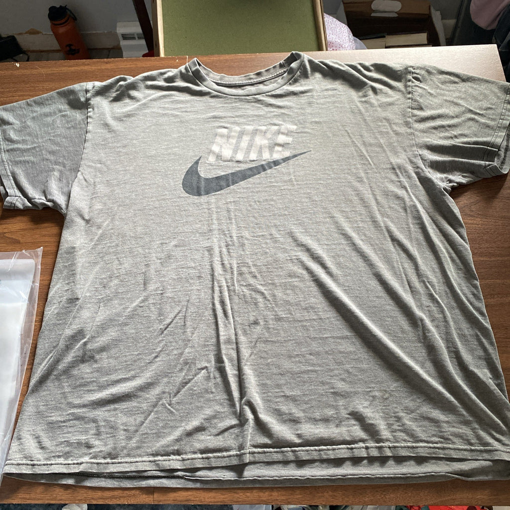 Nike Men's T-Shirt Athletic Logo Swoosh Printed Active Short Sleeve Tee XXL