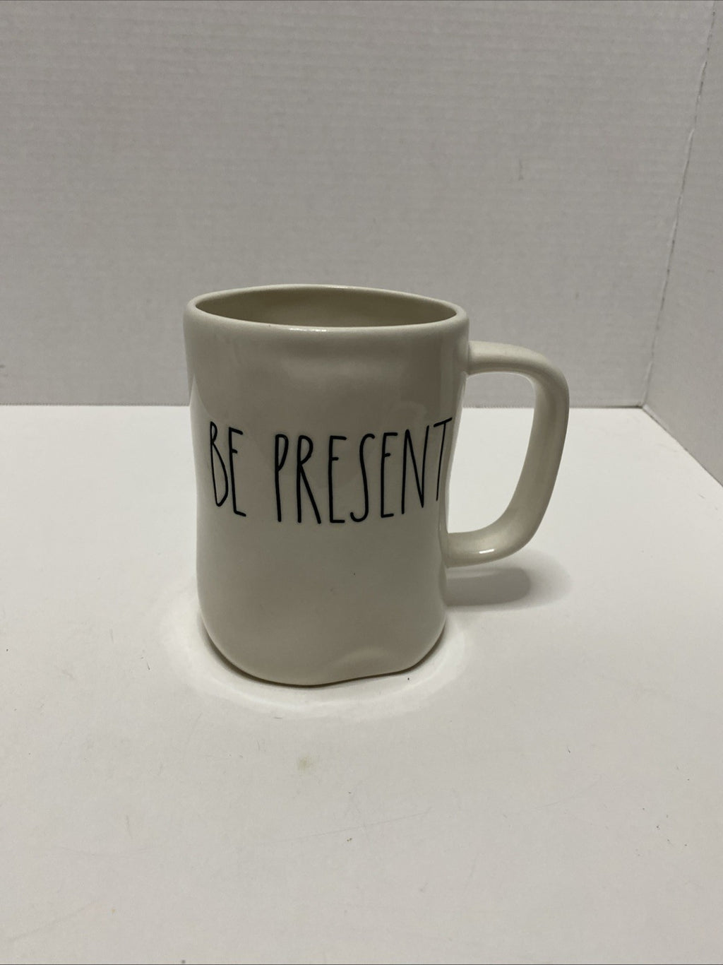 Rae Dunn BE PRESENT Artisan Collection by Magenta Ivory Mug