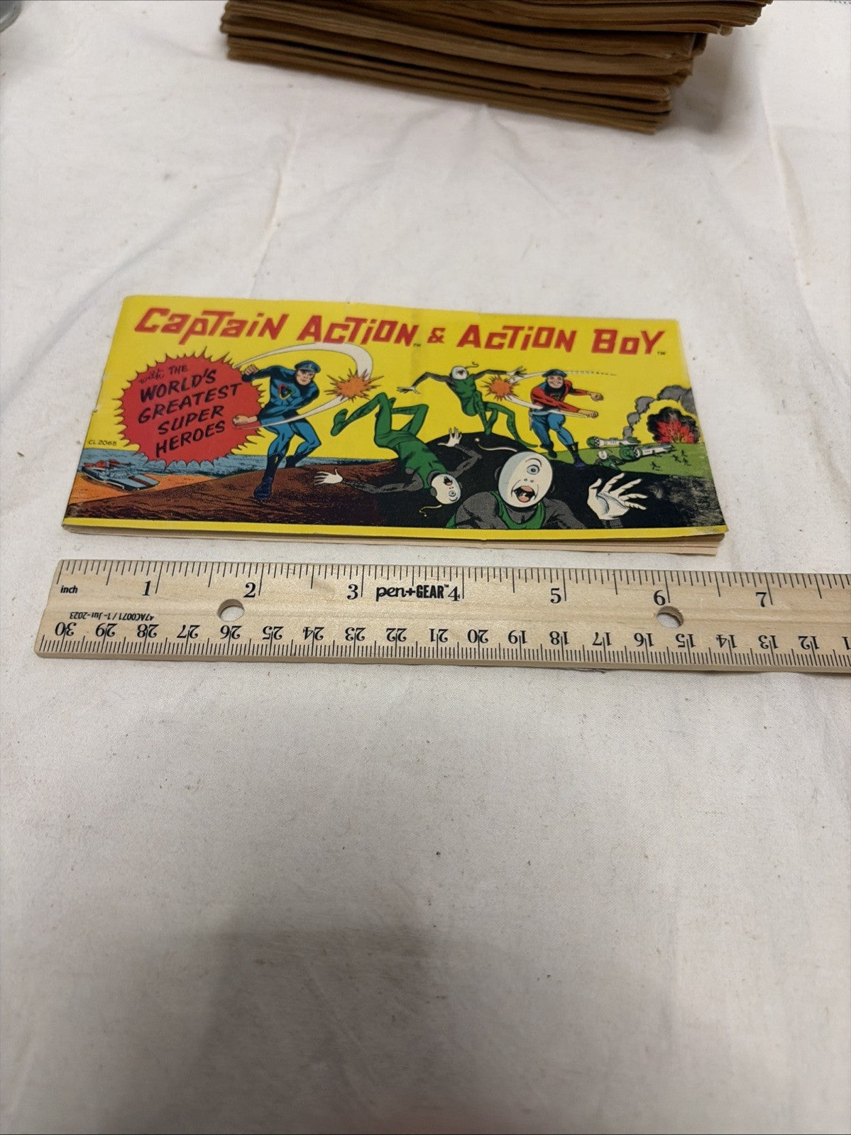 CAPTAIN ACTION AND ACTION BOY RARE MINI COMIC, 1967