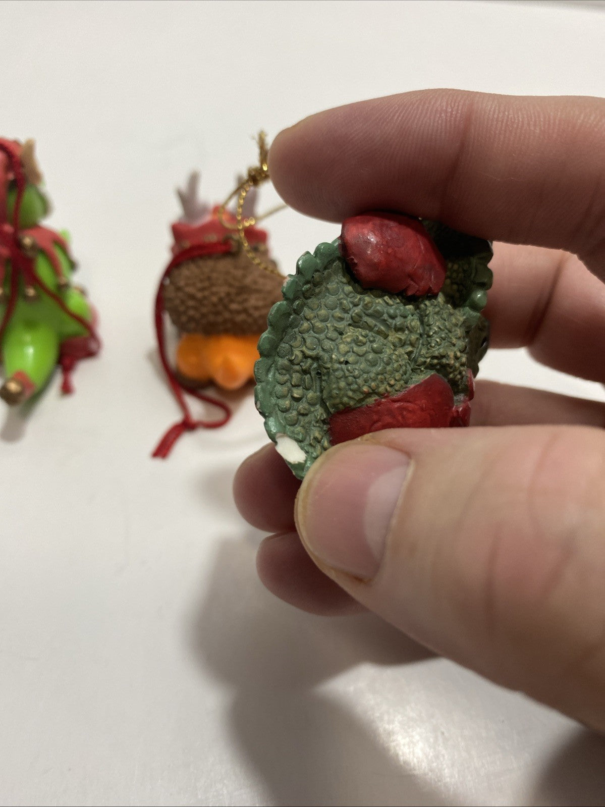 Vintage House Of LLoyd 1993 Christmas Around The World Dino Holidays Ornaments+1