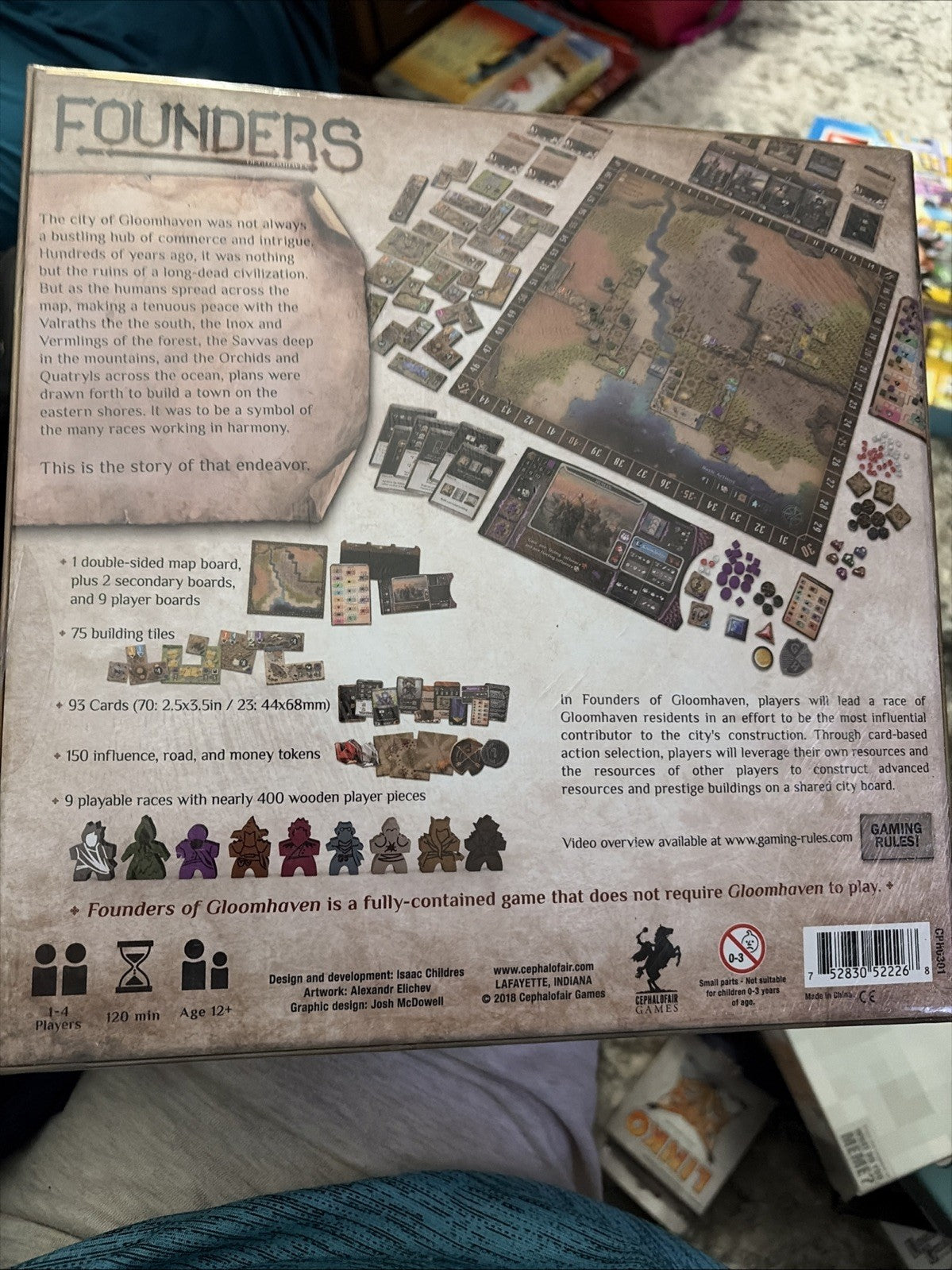 Founders of Gloomhaven - Cephalofair Games Board Game New