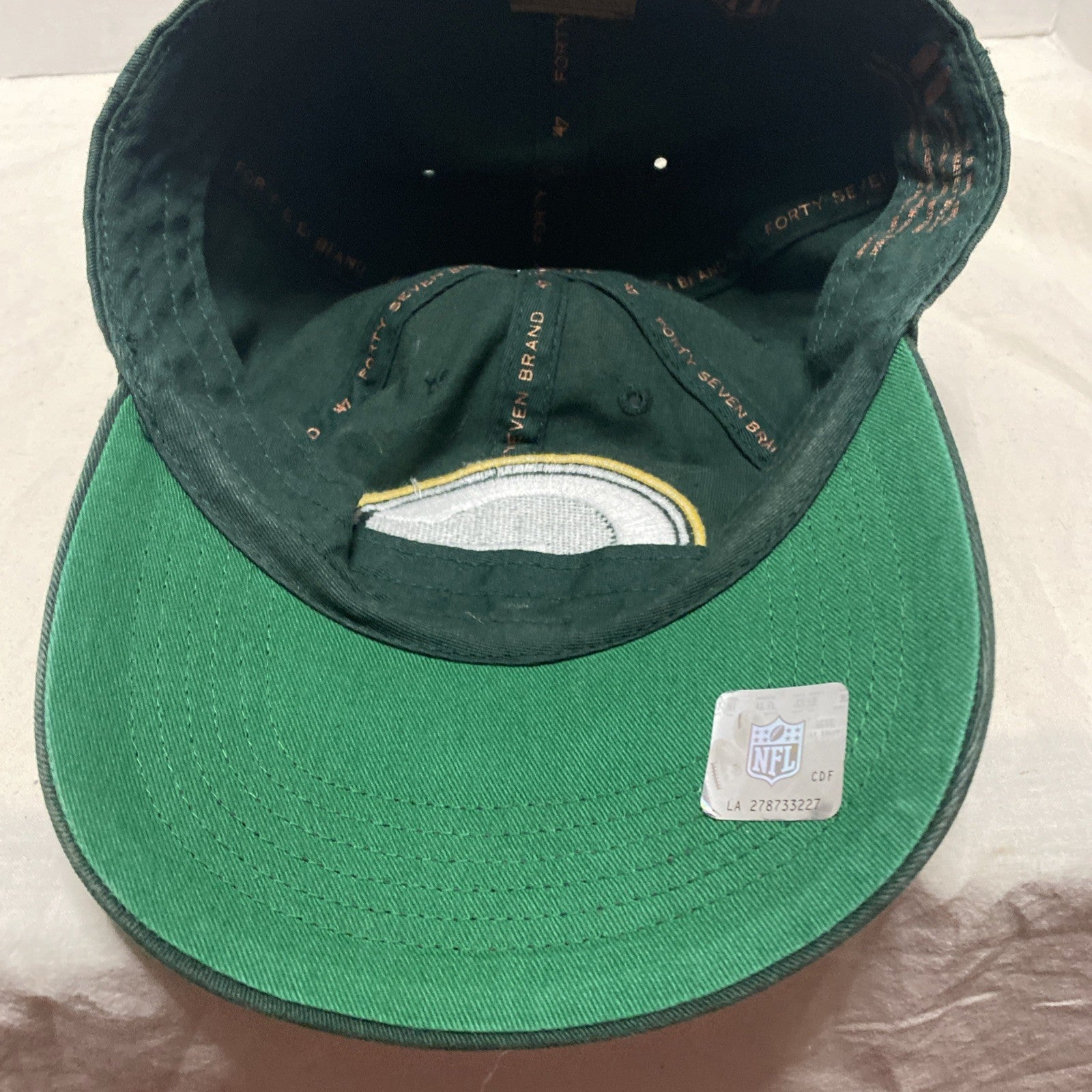 Vintage Green Bay Packers Light-Up Lightwear Logo 47 NFL Fitted Medium