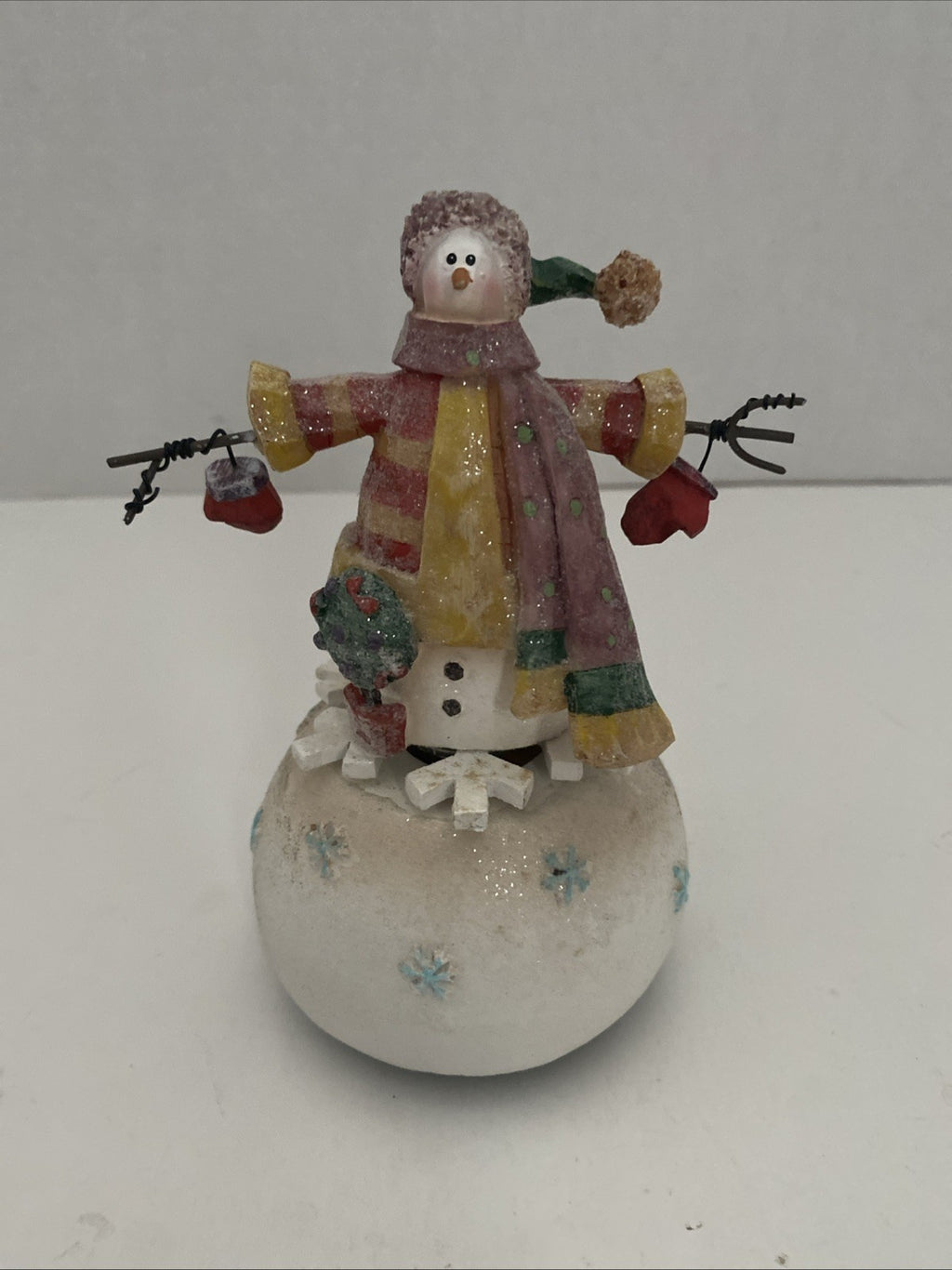 Snowman music box designed by Eleanor Rahim Play Frosty The Snowman