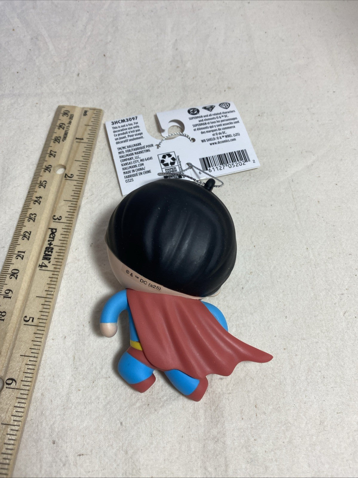 Hallmark Baby Superman Christmas Ornament 3” NEW